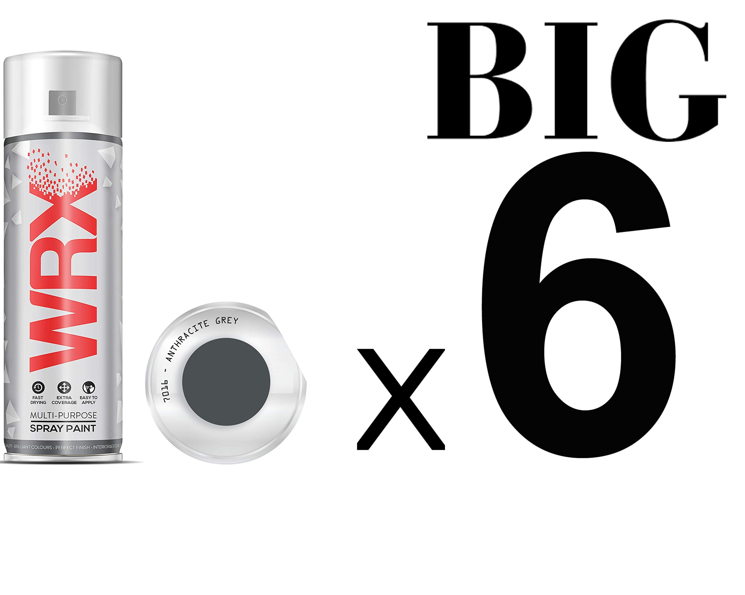 Buy Six Pack (6) WRX Spray Paint Quality Brilliant Colours Perfect