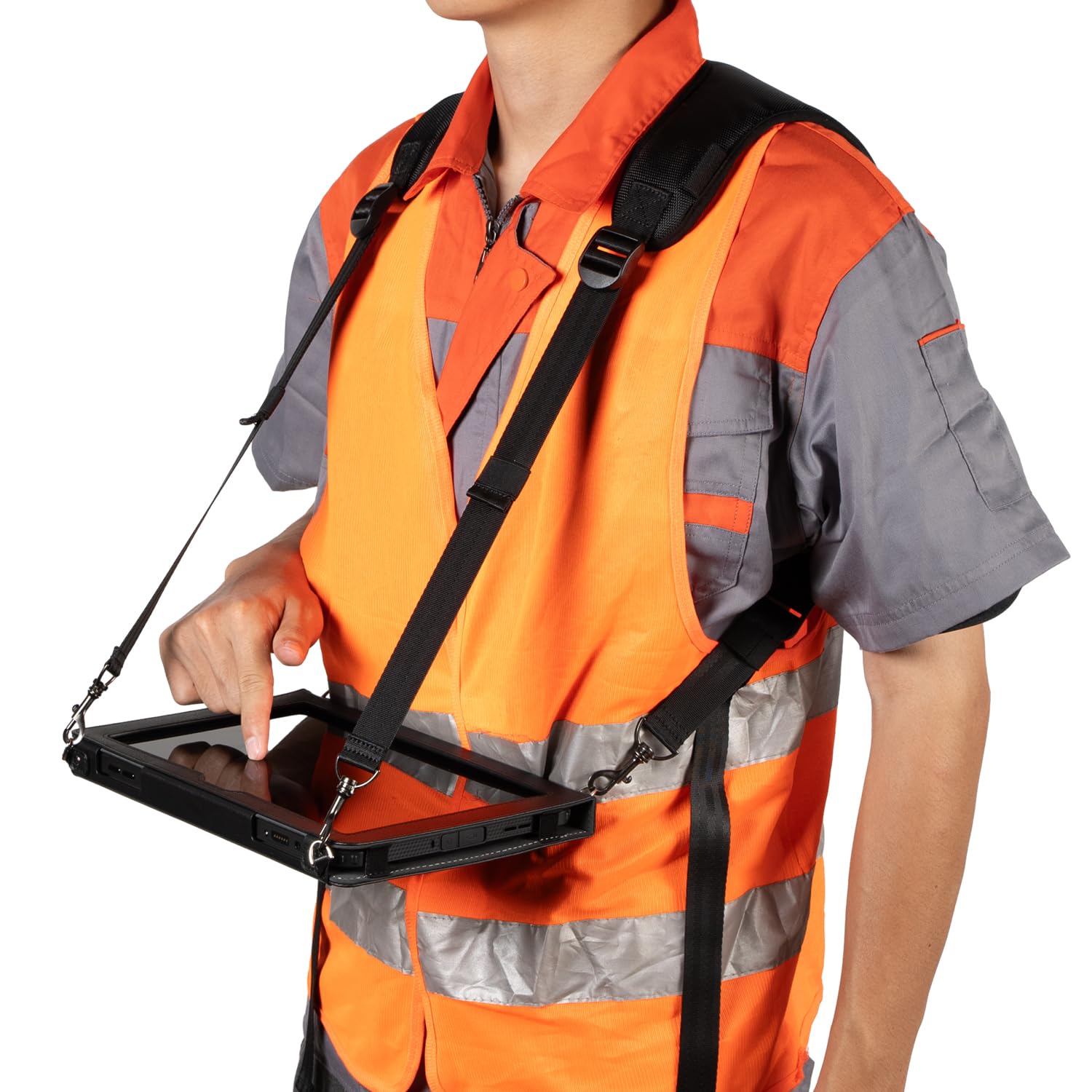 Custodia per Tablet Ulefone Armor Pad 2 - Borsa Trasporto Armor Holster Pro, custodia portatile multiuso 4-in-1 con supporto, cinturino per mano, tracolla per Ulefone Armor Pad 2 tablet rugged