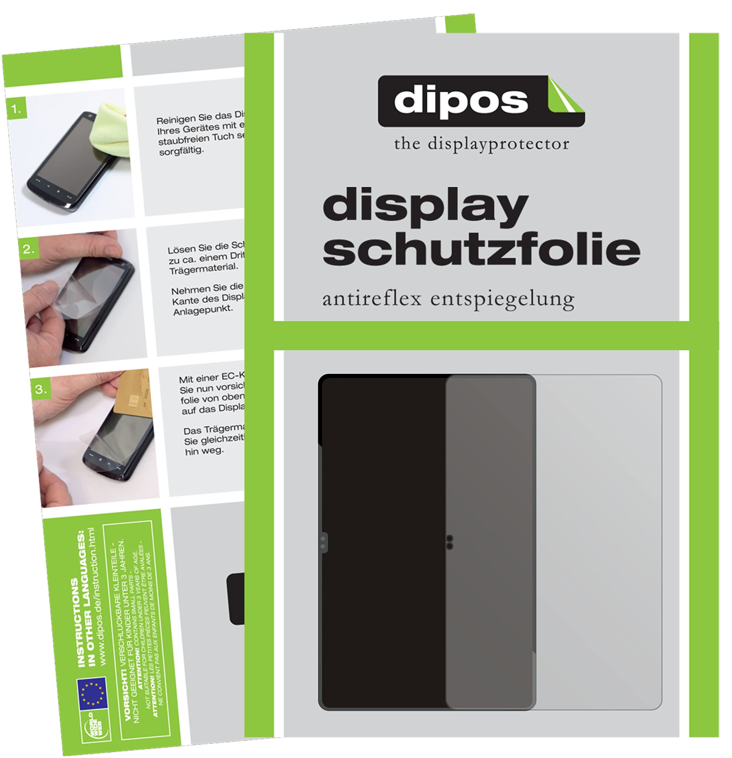 dipos 2x Pellicola Protettiva opaca per Samsung Galaxy Tab S8 Ultra