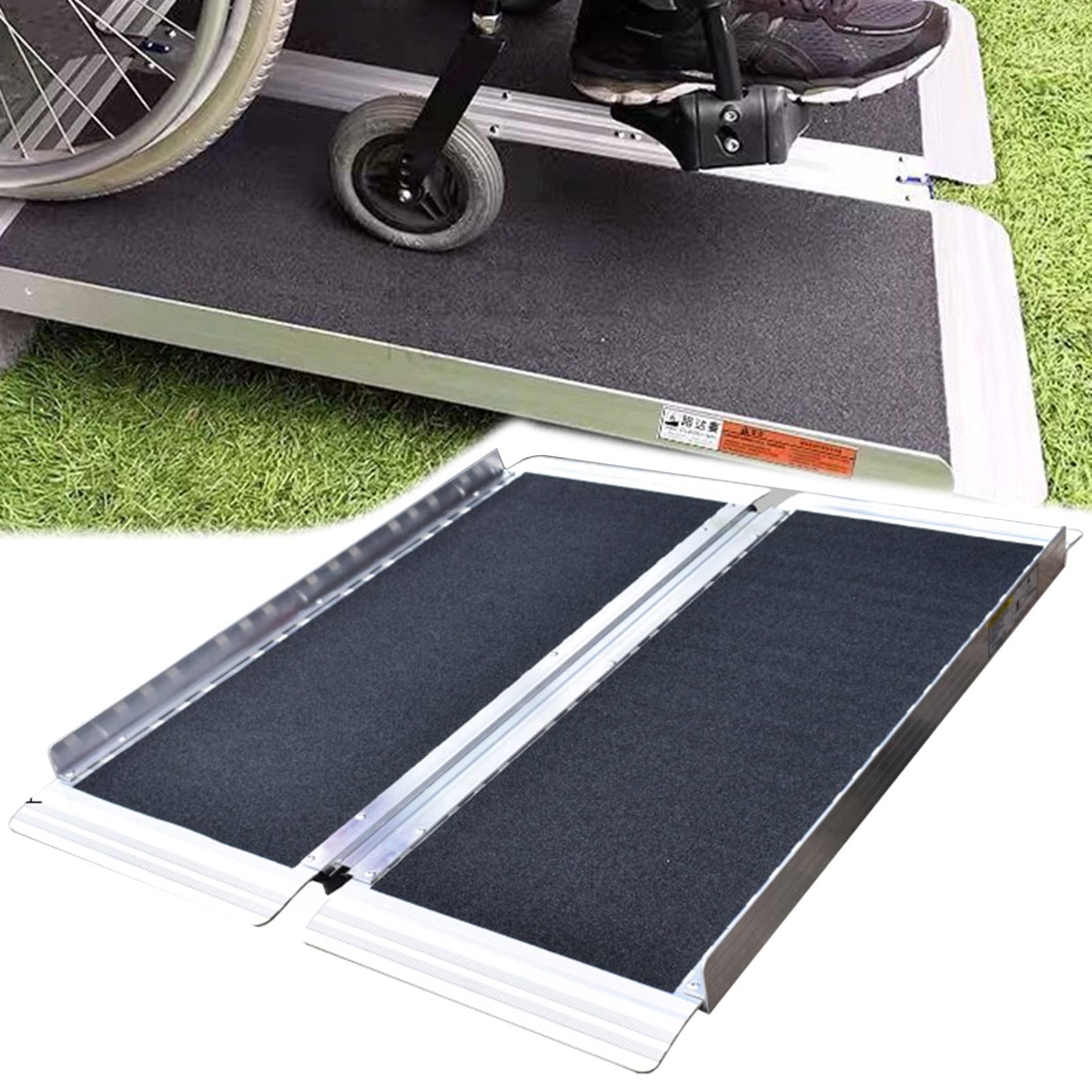 Amazon.co.jp: 車椅子用スロープ 耐荷重300kg アルミスロープ 車椅子 