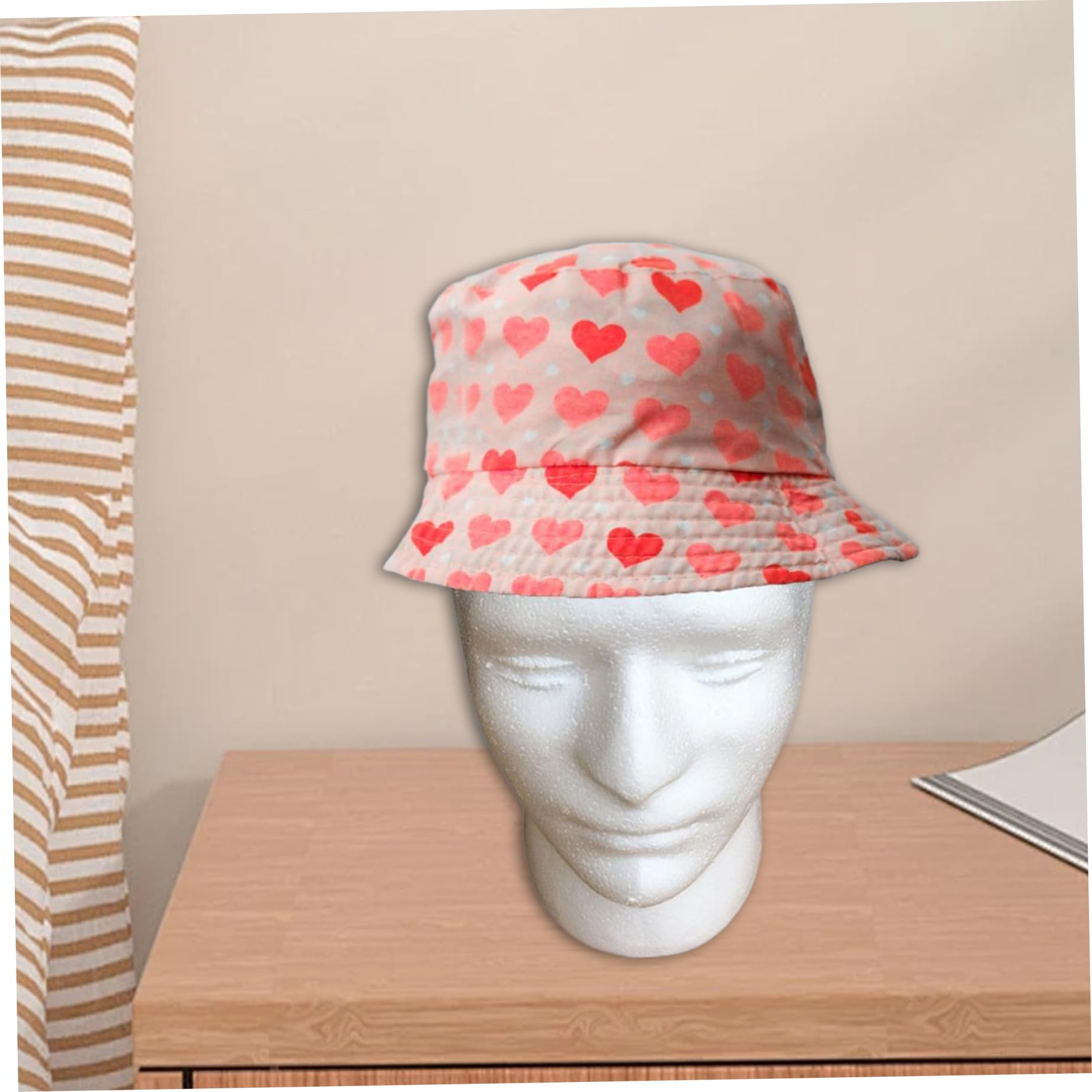 4pcs Styroporkopf, Schaufensterpuppenkopf männliches Haar Schaufensterpuppe Weißer Schaumkopf Modell Hutmasken Brille Hut Perücke Ausstellung Manikin Kopf für Zuhause, Salon, Shop
