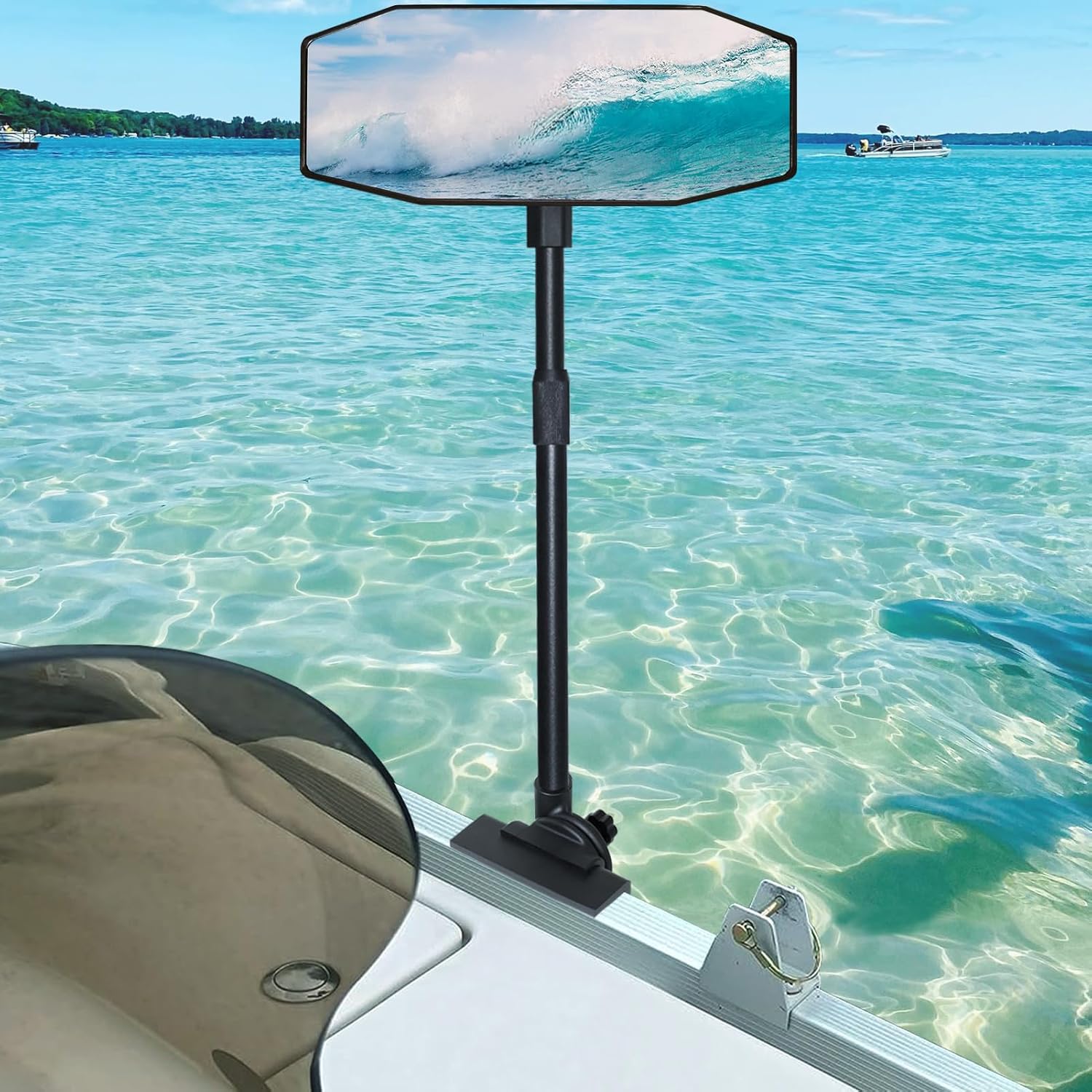 CLLOMAGY Pontoon Boat Mirror