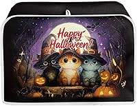 Vista 282 de Marbling Butterfly Print 2 Slice Toaster Dust Cover, Kitchen Small Appliance, Anti Dust and Fingerprint Bread Machine Cover