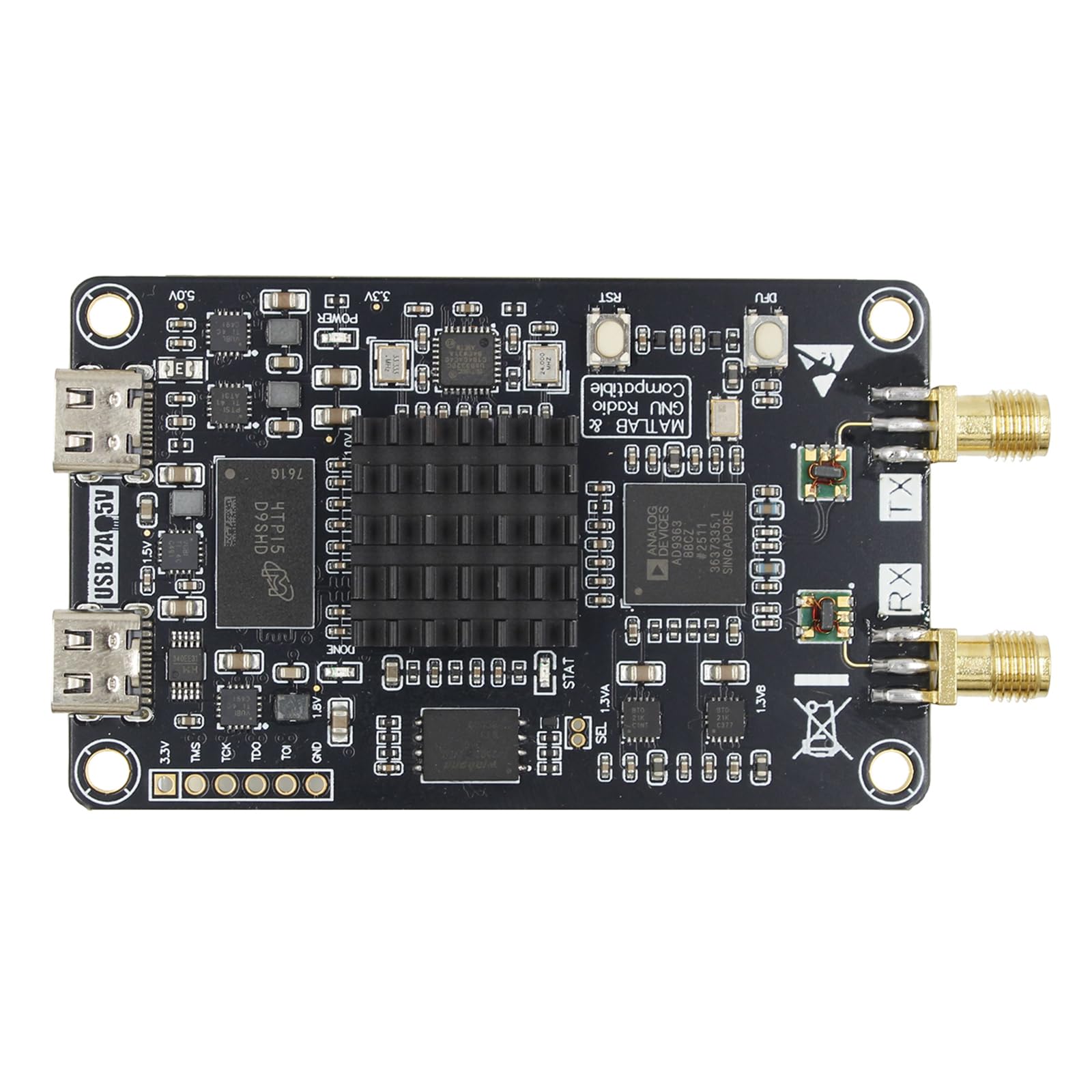 PlutoSDR - Placa de desarrollo de radio definida por software con antena definida por software ZYNQ7010 AD9363 Zynq7010 AD9363 SDR