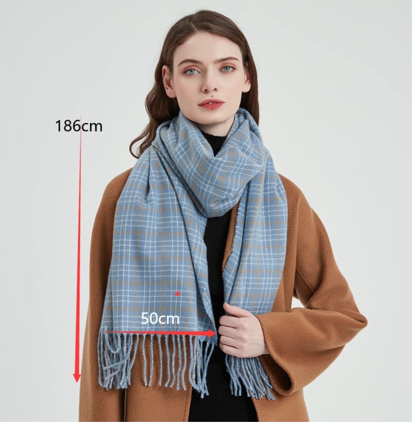 Sciarpa Scialle Sciarpa Scozzese Da Donna Sciarpa Da Donna Avvolgente Sciarpe Lunghe Moda Calda Stola Elegante