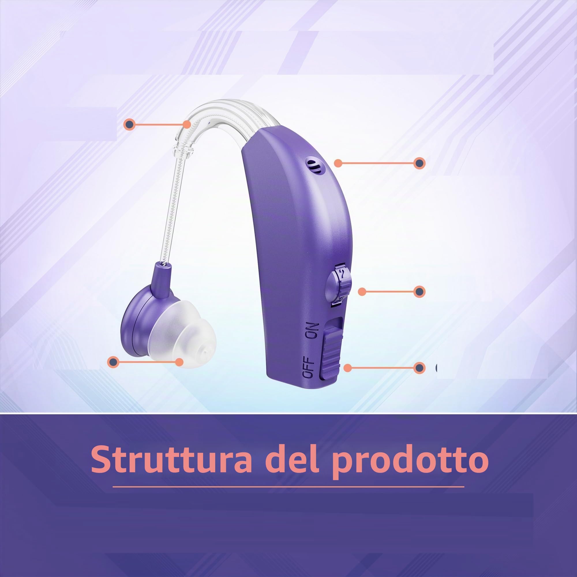 MEDca Premium Active Modello "LYBS" per sport e attività all'aperto, (viola)