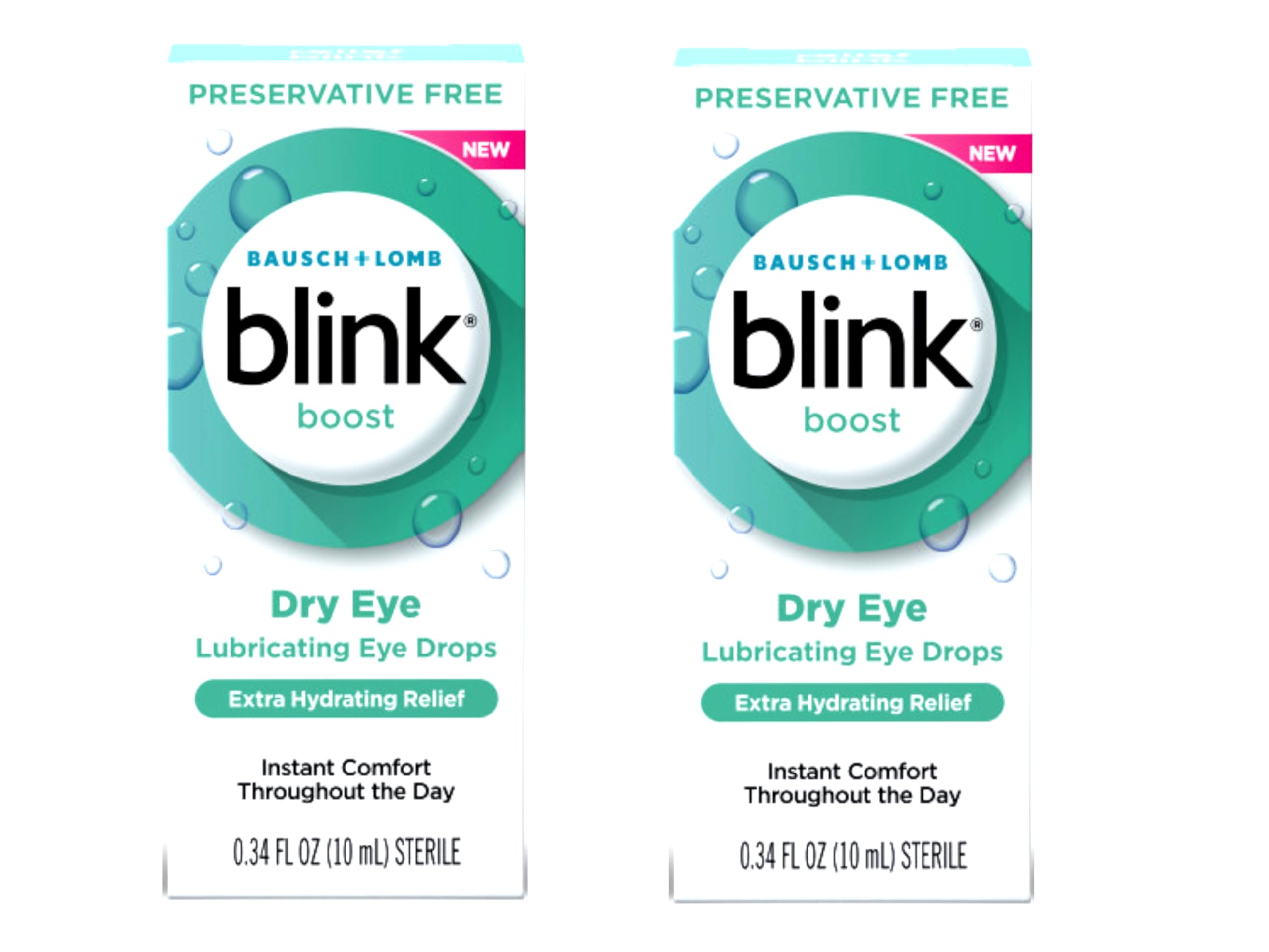 Blink Boost Preservative-Free Lubricating Eye Drops Eye Care Drops for Dry Eyes Instant Moisture for Dry Irritated Eyes