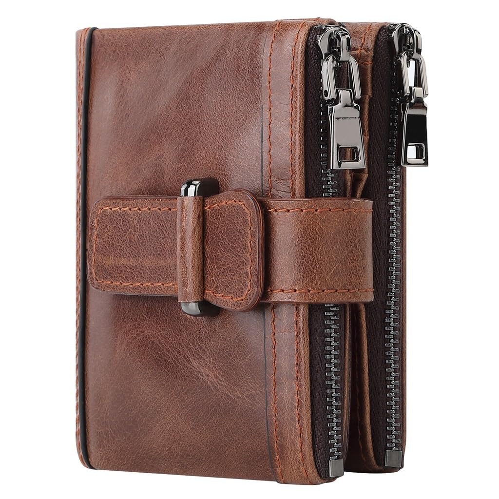 Portefeuille Homme en Cuir De Vachette Véritable : Élégance et Haute Finition