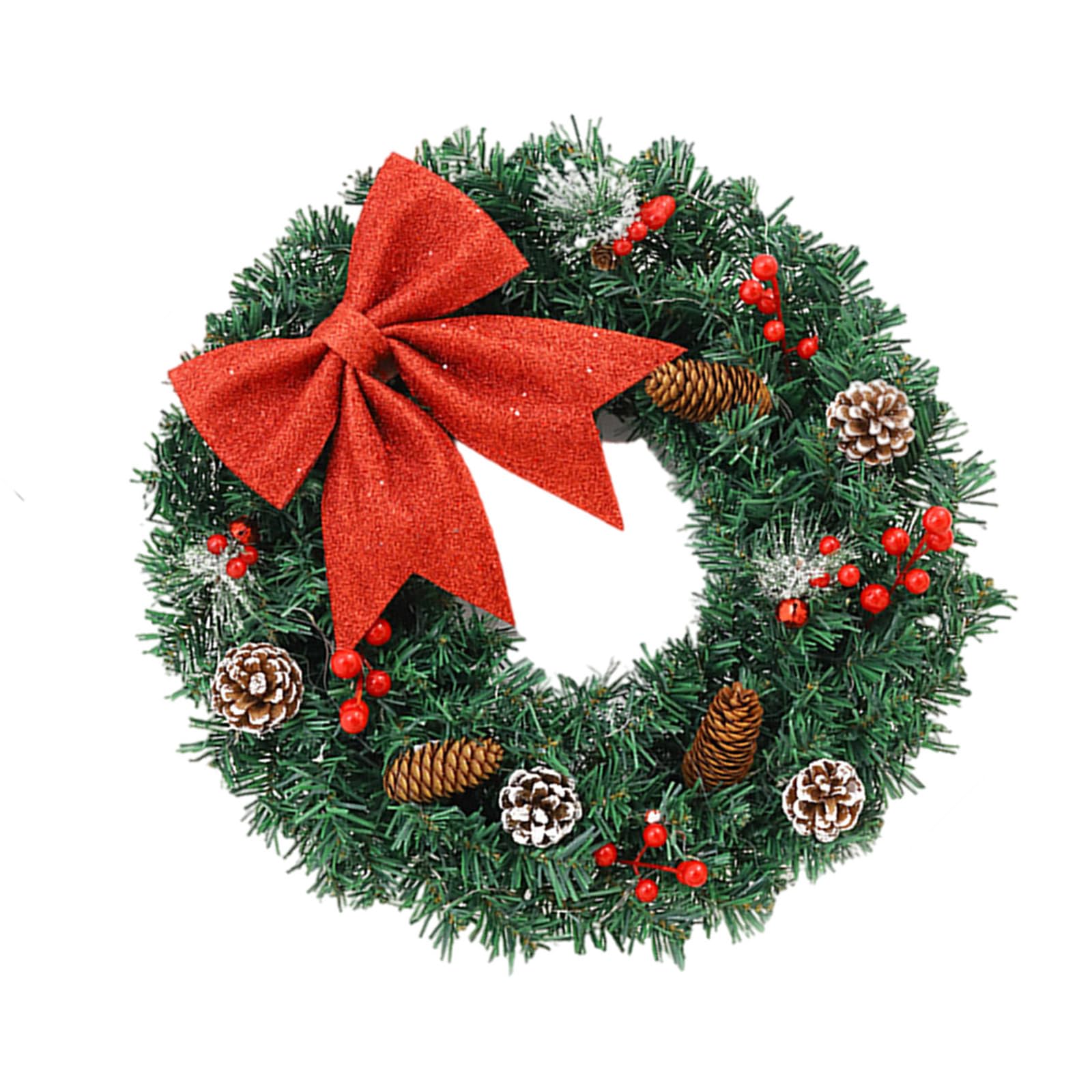 Artificial Berries Wreath Realistic Berries Wreath for Front Door Farmhouses Garden Christmas Wedding Decoration Seasonal Home Decoration