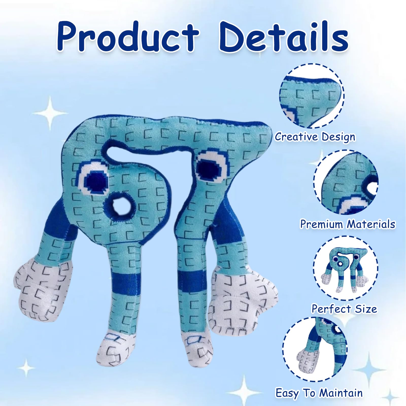 Nhemeylp 67 Plush, Steal A Brainrot 67 Toy 6 7 Plush for Boys Girls 67 Teddy Emotional Support Gift for Child Friend - Image 3