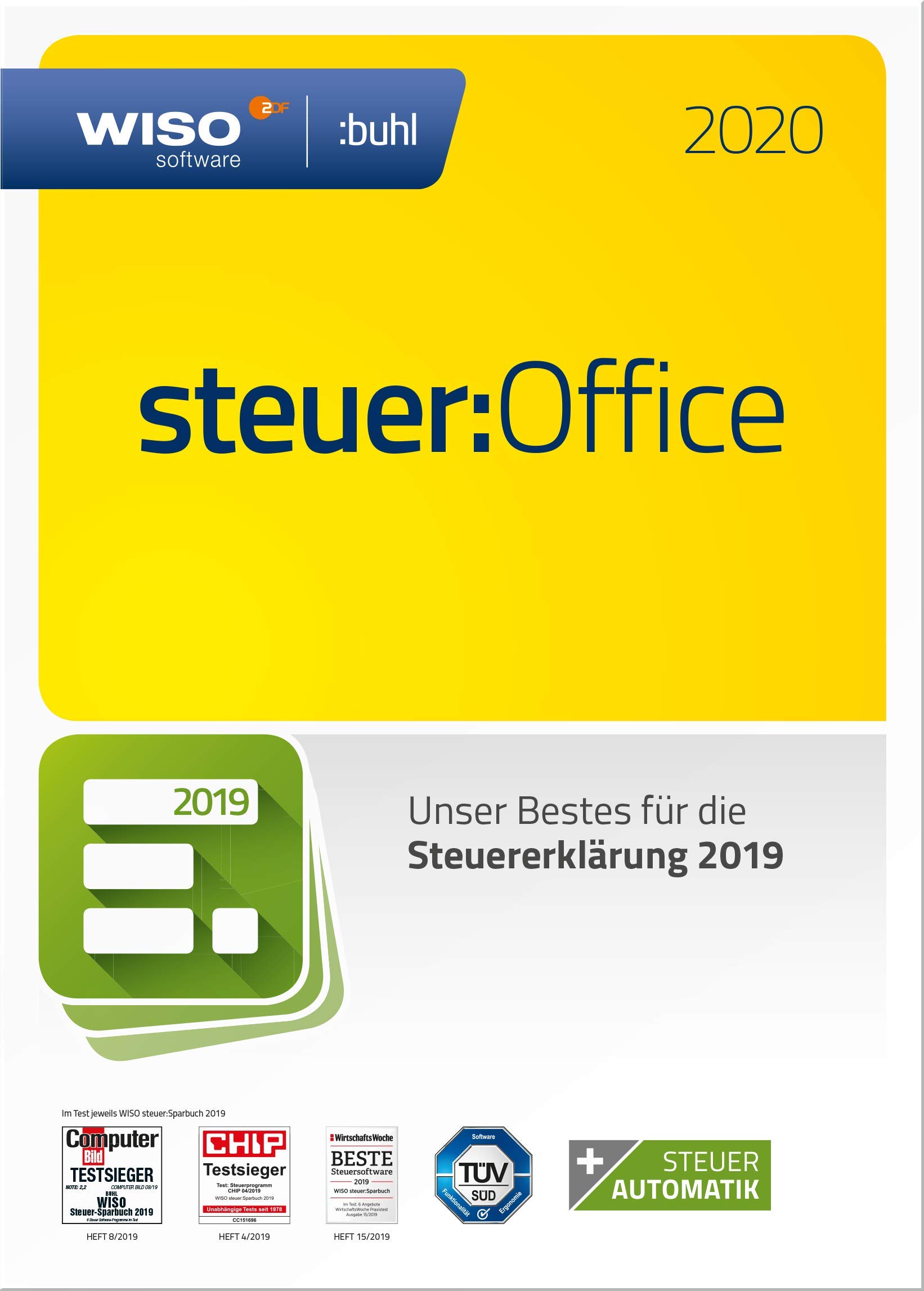 WISO steuer:Office 2020 (für Steuerjahr 2019) |PC Aktivierungscode per Email