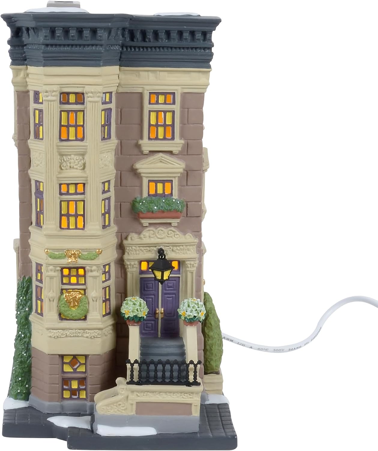 Department 56 Christmas in the City Village 89 West 56th Street Light Up Building, 8.25 Inch, Multicolor