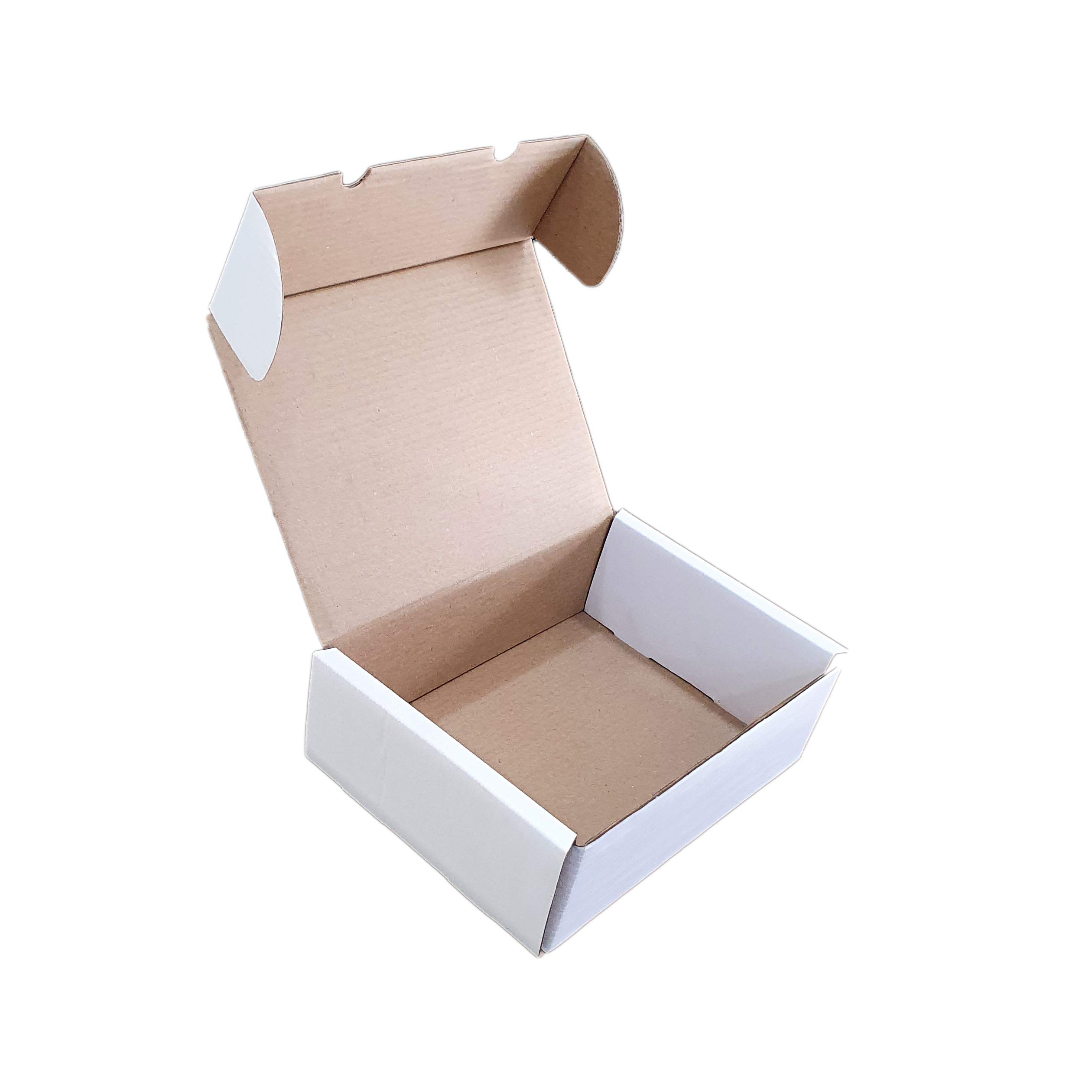 Corrugated Cardboard White Boxes Self Lock Type Eco Friendly Packaging for Storing Valuables Gift Packing Table Organizer Pack of 20 Boxes (11.81in L * 7.87in W * 3.14in H) (B08LP44GTQ) Amazon Price History, Amazon Price Tracker