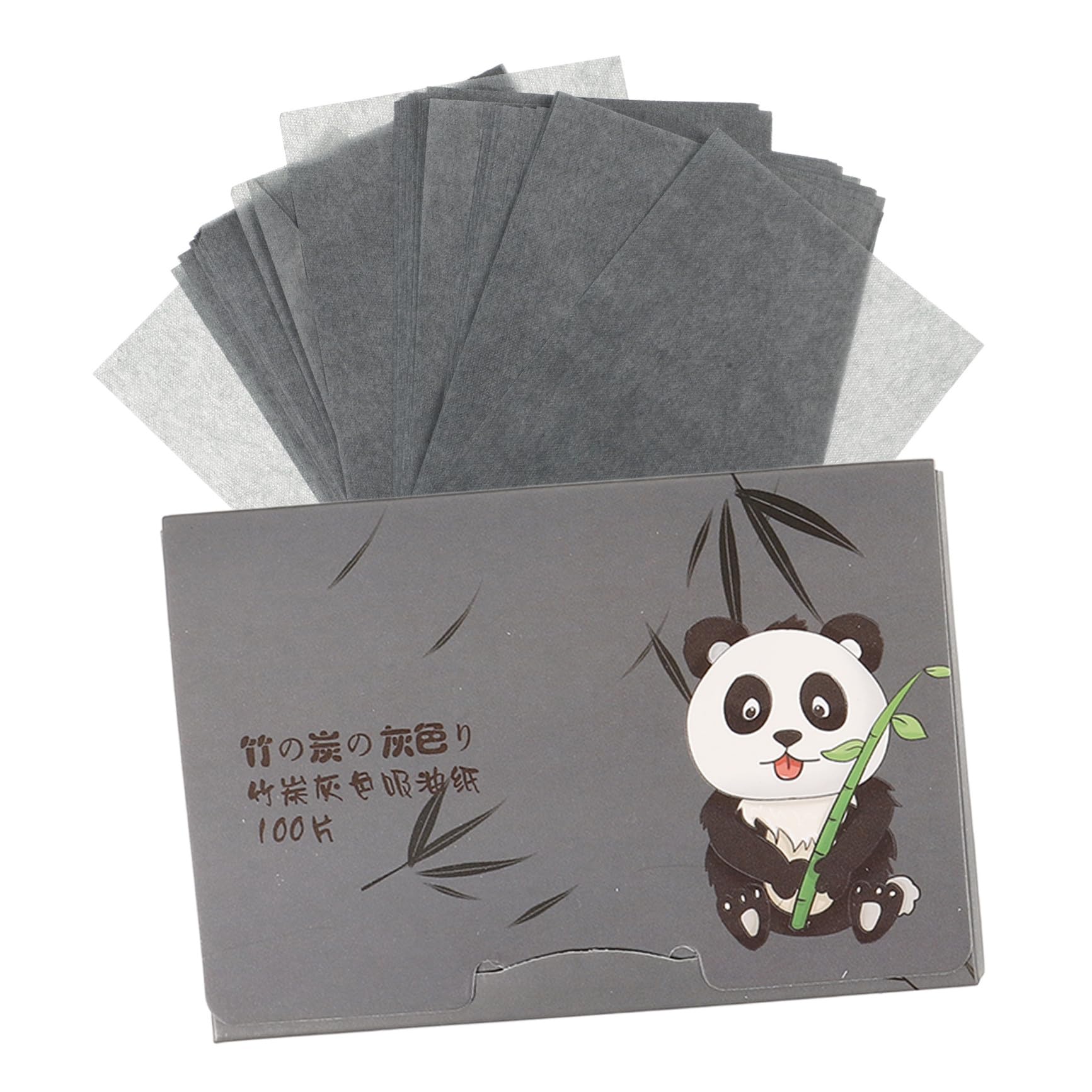 1 Satz Ölabsorbierendes Papier Gesicht Dualseitiges Blotting Paper Mit Bambuskohle Schwarz Und Sanfte Und Weiche Ölabsorbierende Blätter Für Fettige Haut Für Männer Und 1000 Stück