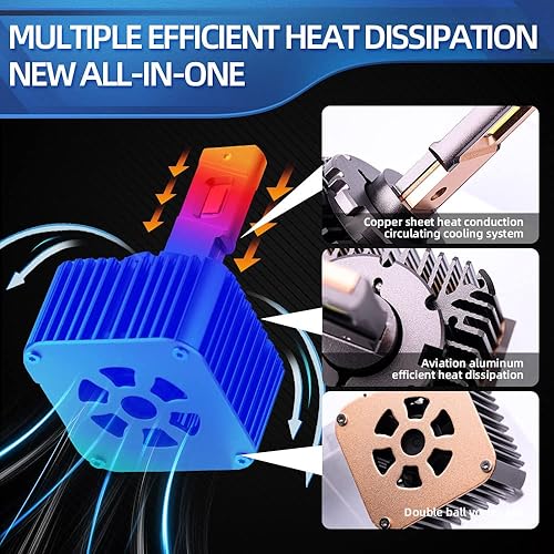 Miniatura 5 de Compatible con bombillas LED Edge (2011-2017) D3S, 6000K 70W 12,000LM 400% brillo, paquete de 2