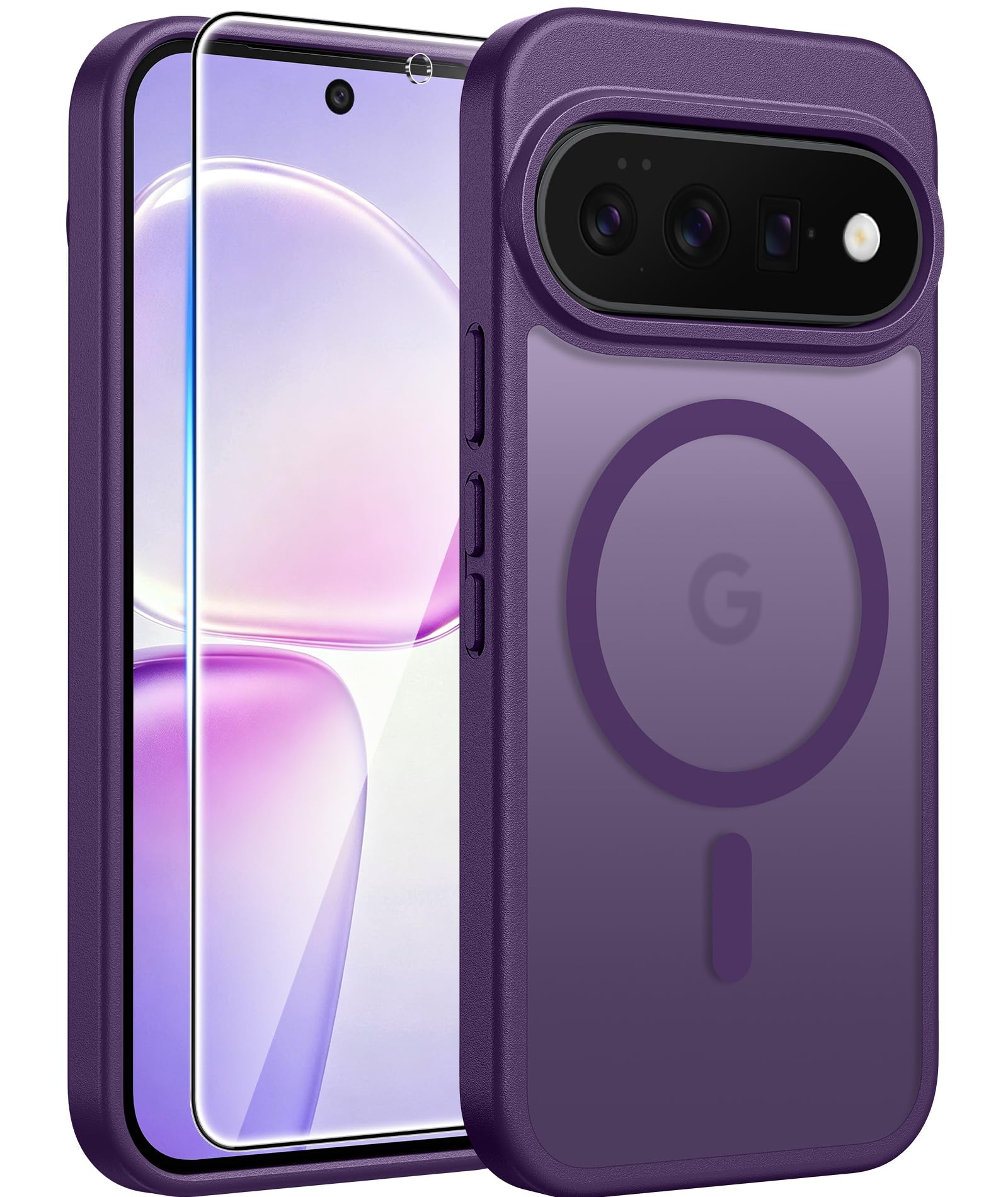 FNTCASE for Google Pixel 11 Pro XL Case Purple: Compatible with MagSafe