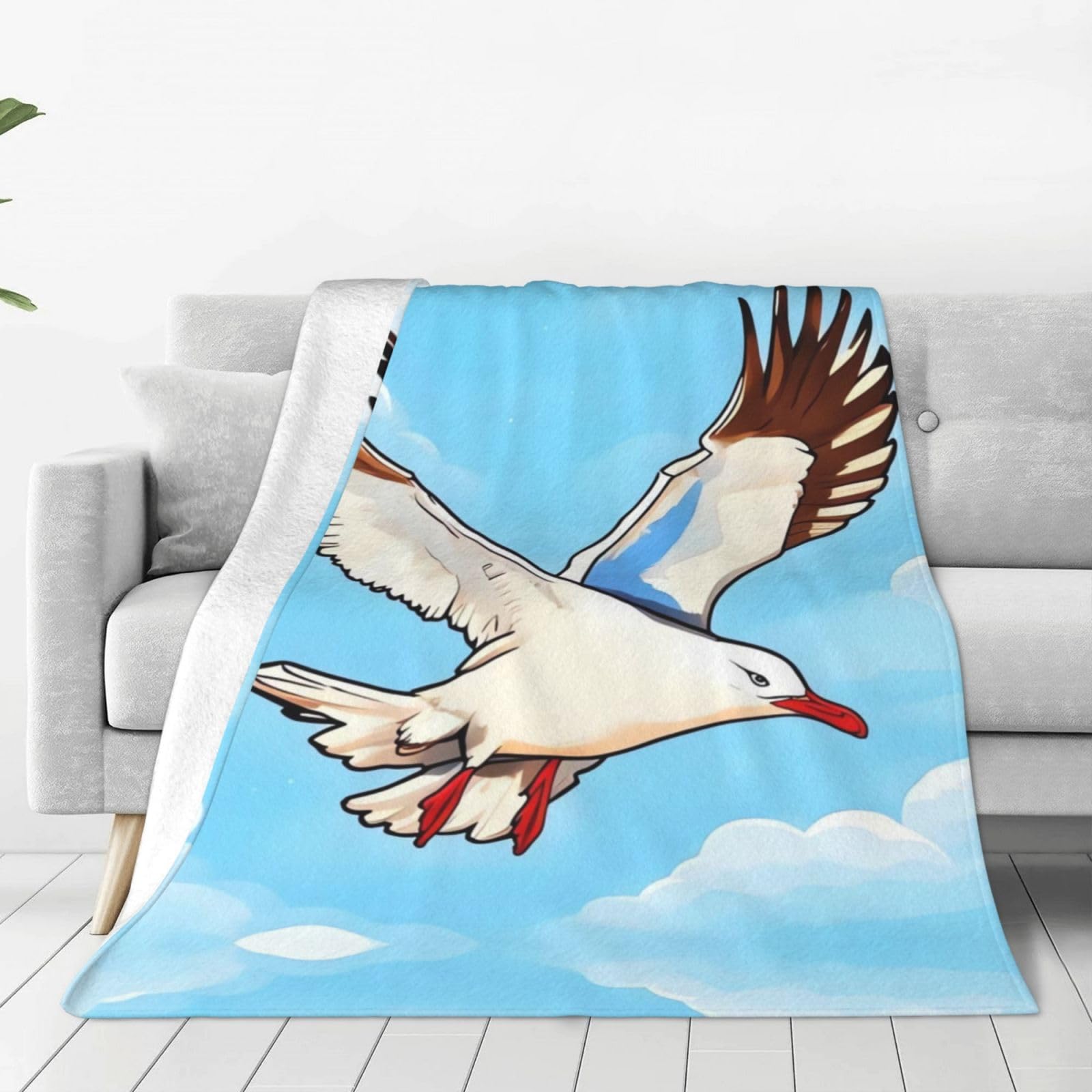 Couverture en flanelle douce pour la peau plaid chaud anti-courants d'air