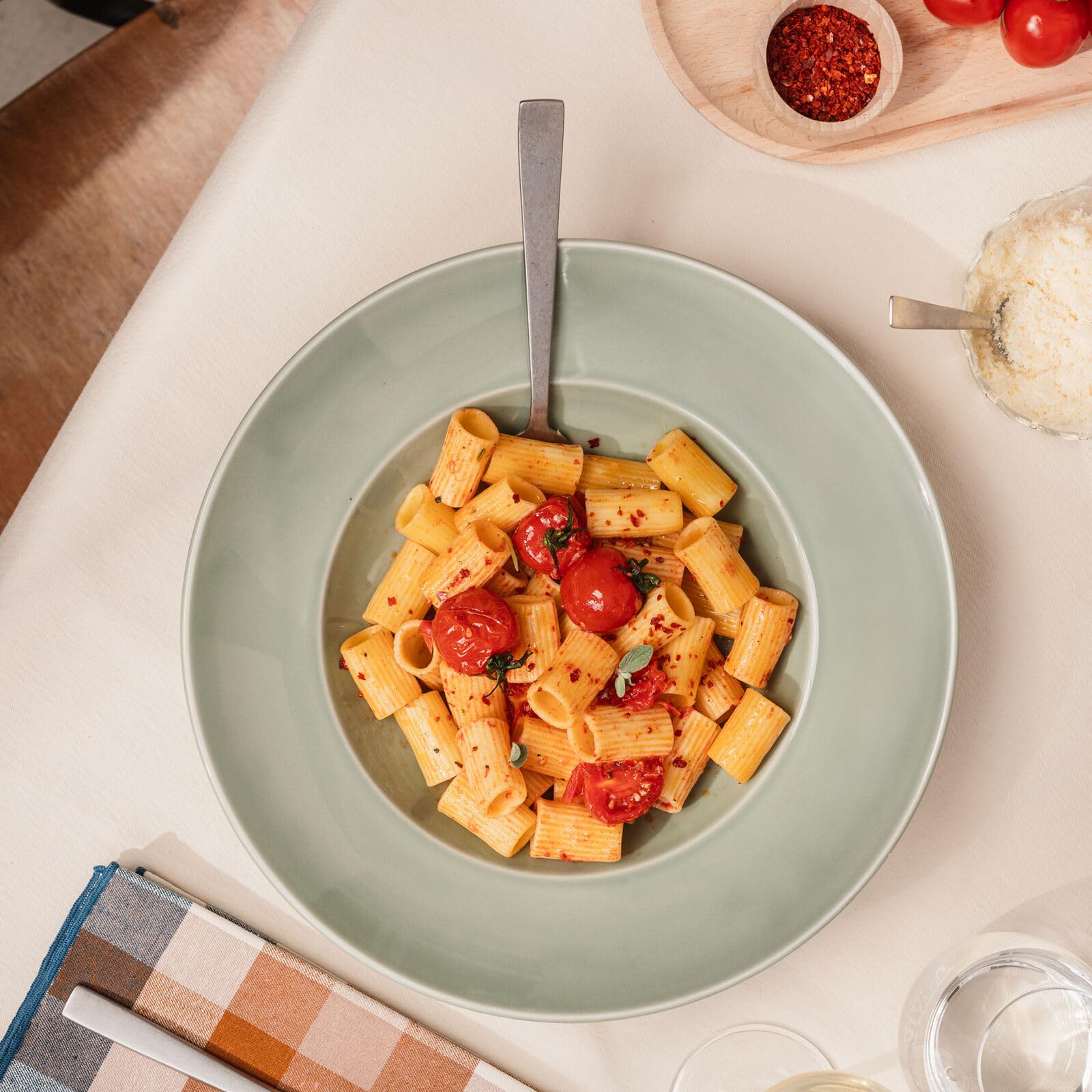 Thomas Plato de pasta Moon Grey 30 cm