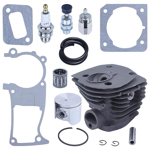 Mtanlo For Husqvarna 340 345 346XP 350 351 353 For Chainsaws, 44mm Cylinder Piston Kit, 503869971, 503 89 44-01, 503 86 25-01