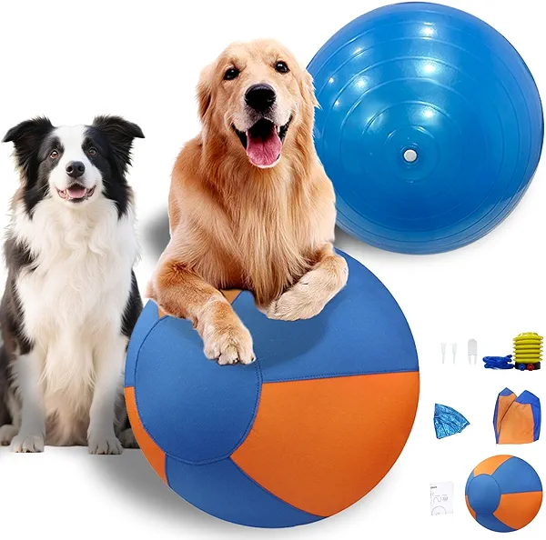 Stcohyz Herding Ball for Dogs, 18'' Durable Waterproof Jolly Ball for Dogs, Dog Training Toy for Medium & Large Breeds, Large Dog Toys for Collie, Australian Shepherd, and All Herding Breeds