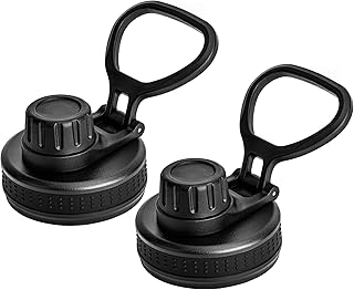 Prurex Spout Lid for Hydro Flask Wide Mouth Water Bottles Replacement Lid for 12,16,18,22,32,40,64oz Sports Water Bottles