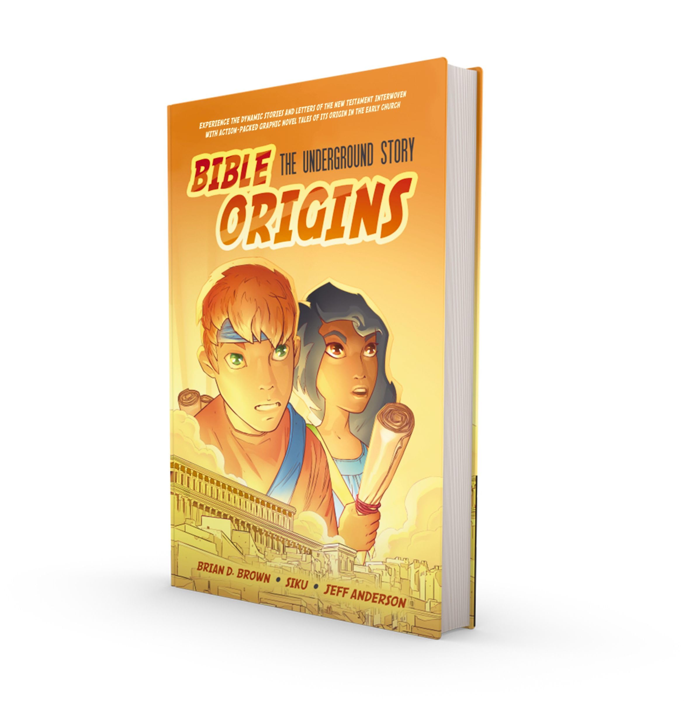 Bible Origins (Portions of the New Testament + Graphic Novel Stories), Hardcover, Orange: The Underground Story (Best Christian Gift for Kids Ages 8+