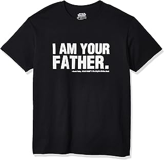 Disney Star Wars I Am Your Father Darth Vader Empire Strikes Back BLK Tshirt Tee