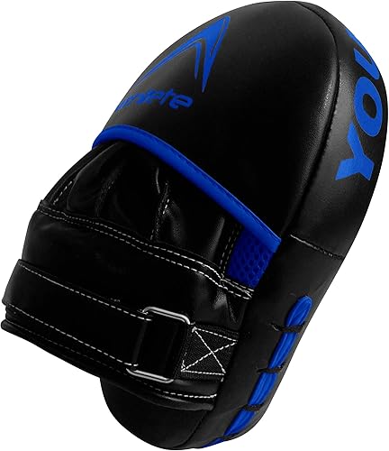 Miniatura 2 de Athllete Manoplas de boxeo MMA - Almohadilla de enfoque curvada, gancho Muay Thai y Jab curvados Kickboxing Escudo de perforación