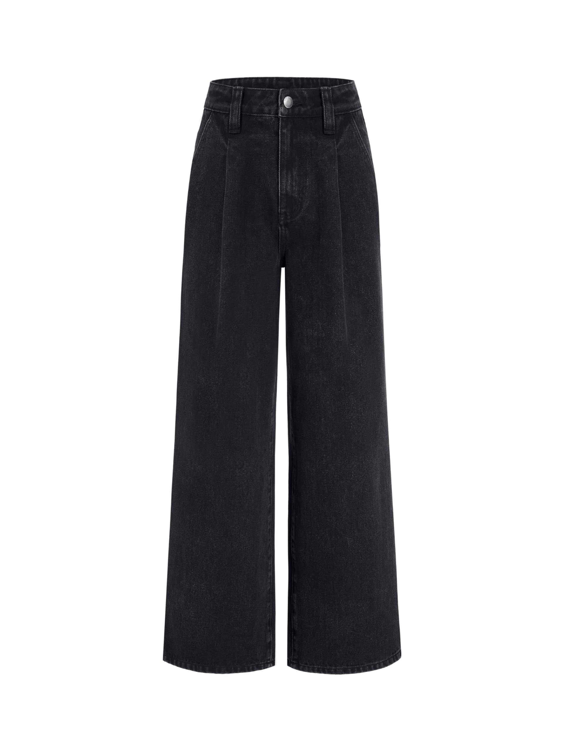 CIDER Jeans for Women High Waist Wide Leg Jeans Straight Leg Trousers Baggy Denim Pants with Pocket Oversized