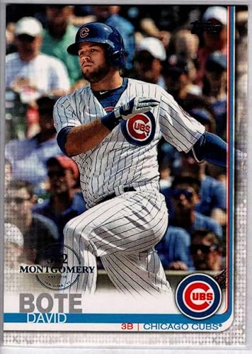 Miniatura 1 de 2019 Topps 582 Montgomery Club #86 David Bote Chicago Cubs Baseball Card