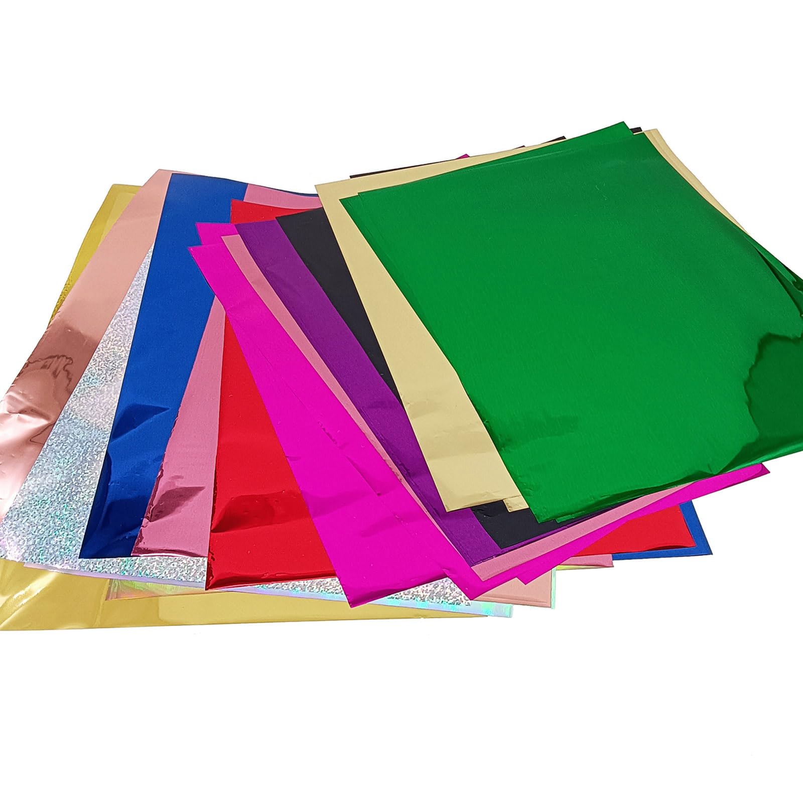 50 Sheets A 4 Toner Foil Transfer Foil Paper Multifunctional Toner Foil Paper for Scrapbooking Cards Making