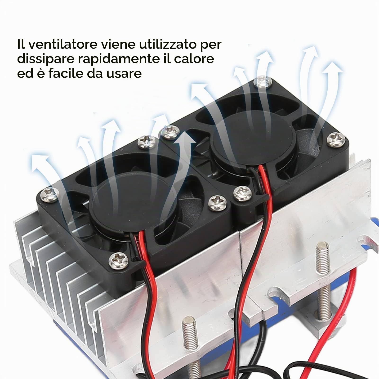 Refrigerazione Termoelettrica da 144 W Refrigerazione Peltier Refrigerazione 12 V di Raffreddamento a Semiconduttore Kit Fai da Te per Frigo