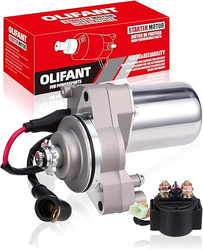 Motor de arranque para 90cc 110cc 125cc chino ATV 3 pernos de arranque con alambre para Taotao Jetmoto Roketa Sunl Coolster