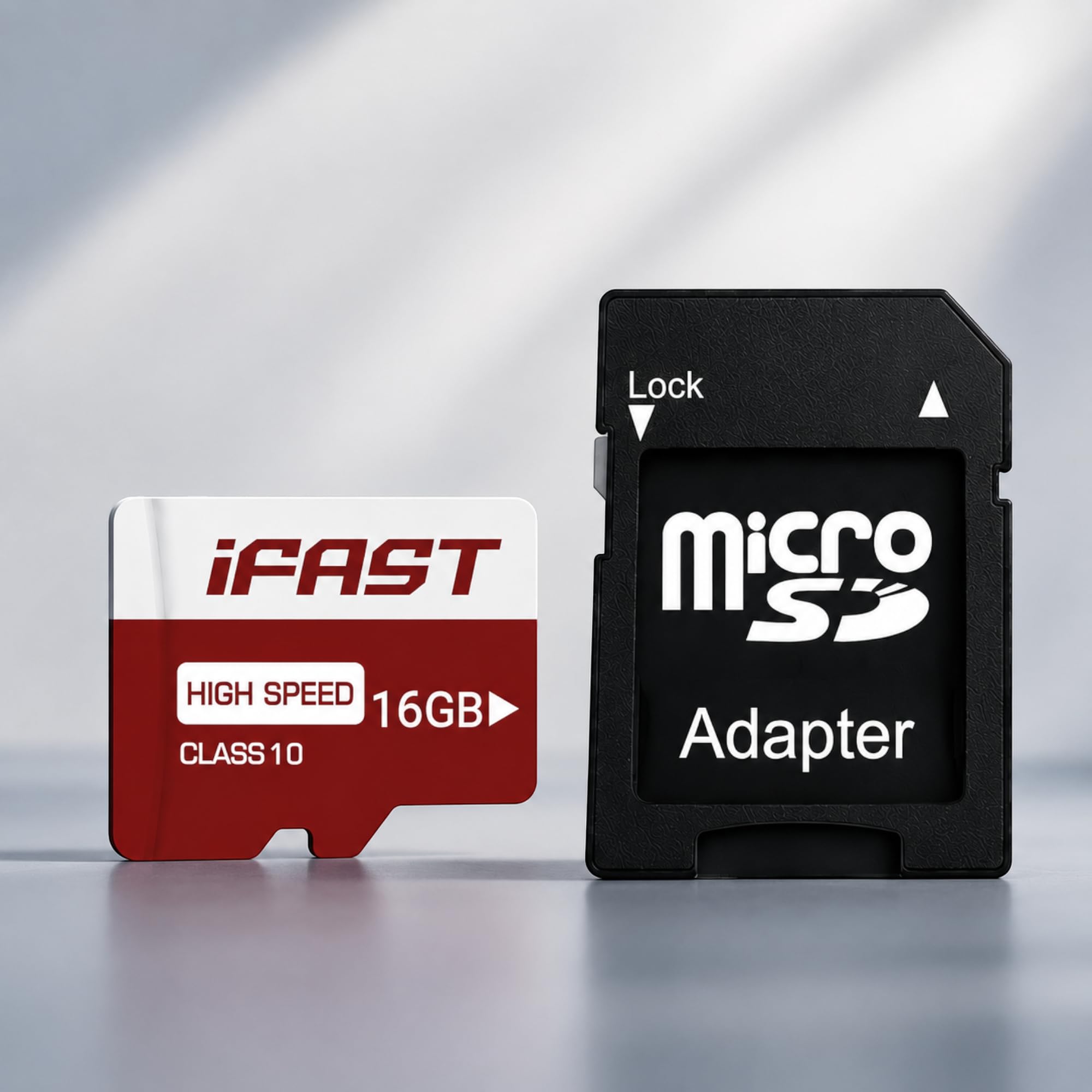iFAST 16GB Class 10 microSDHC Card with SD Adapter | High Speed Performance-image-2