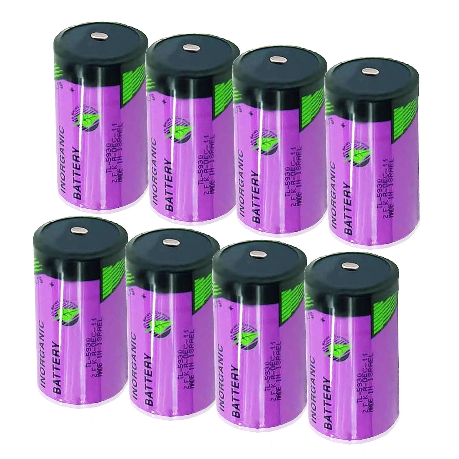 ?? 8 Pcs ??3.6V 19000mAh TL-5930 Lithium Battery for Tadiran iXtra Series Size D(TL-2300), ER34615