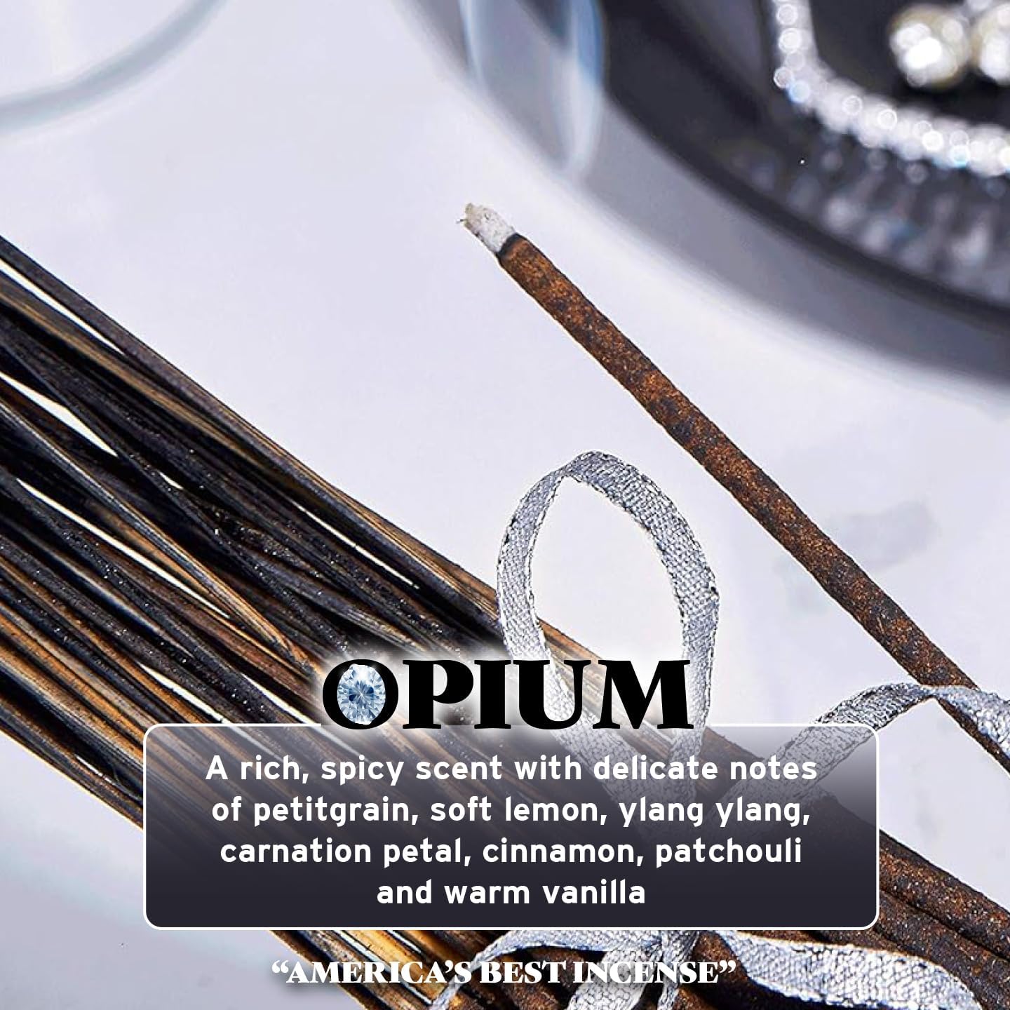 Wild Berry Incense Sticks - Opium - Rich Spicy Scent Inspired by YSL - Hand Dipped in The USA (100 Count)