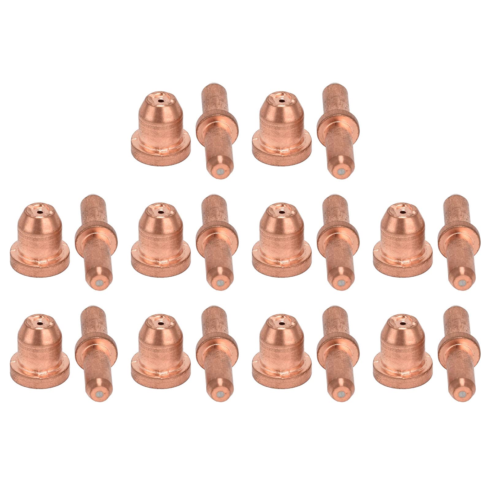 10 Set Plasma Cutter Consumables, Good Quality Production Process Plasma Nozzle, Cutting Torch Nozzle Accessories TC60, Suitable for TC60 Plasma