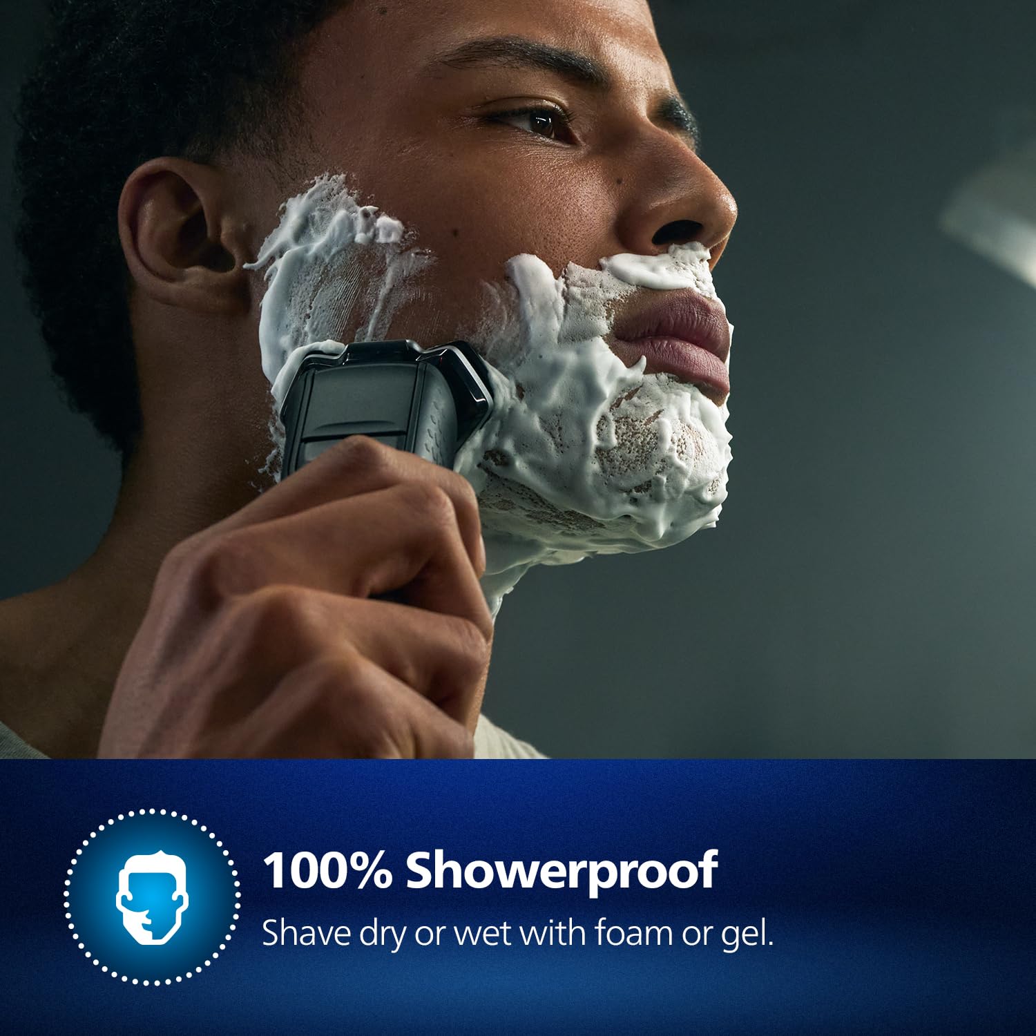 PHILIPS Electric Shaver For Men|Wet & Dry|Steel Precision Blades|Power Adapt Sensor|360 D Flexing Heads|Integrated Pop Up Trimmer|Delivers A Powerful Shave, Cuts More Hair Per Stroke*|S5885/28,Black - Image 7 thumbnail