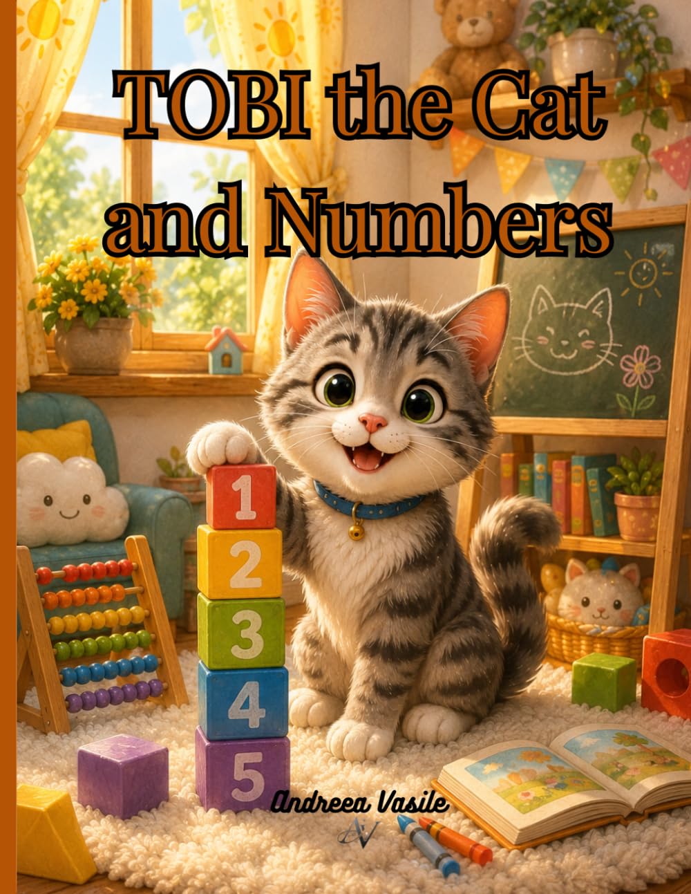 Tobi the Cat and Numbers: A Colorful Illustrated Story about Learning Through Play for Kids Ages 4–8