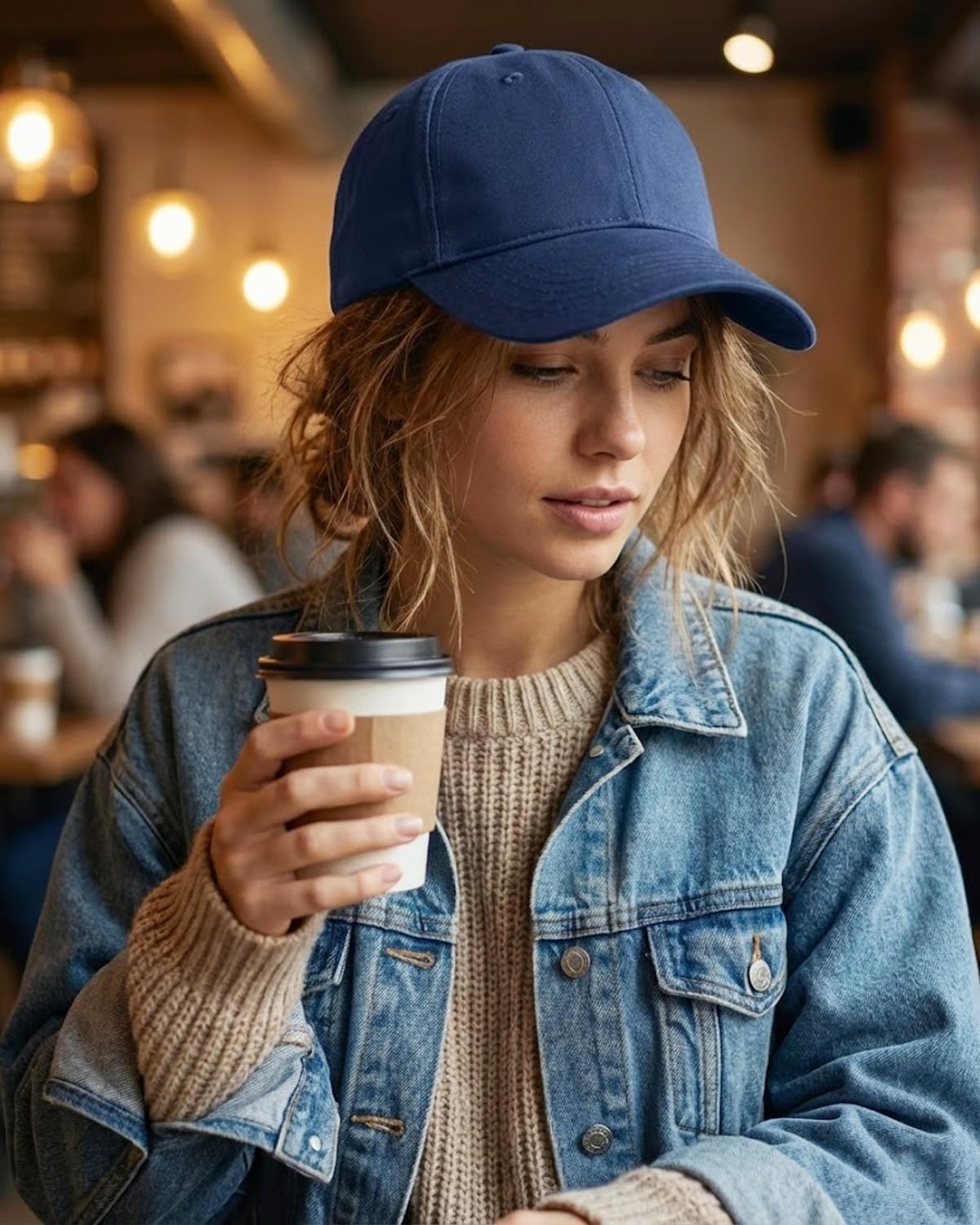 Zylioo XXL Fitted Baseball Cap for Big Heads, Closed Back Structured Cotton Hat, Full Close Cap with Stretch Sweatband - Image 6