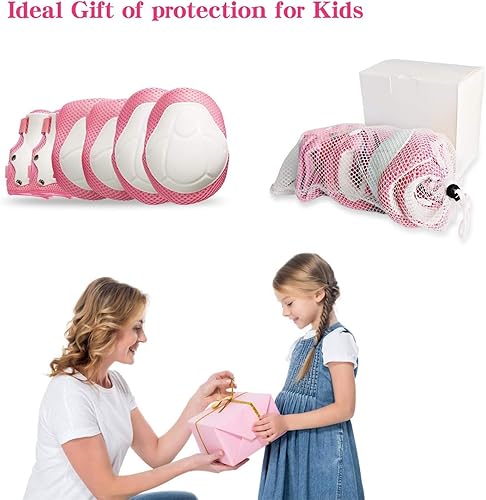 Miniatura 5 de Rodilleras para niñosjóvenes, coderas, muñequeras, equipo de protección para patines de ruedas, ciclismo, BMX, bicicleta, patinaje, patinaje en