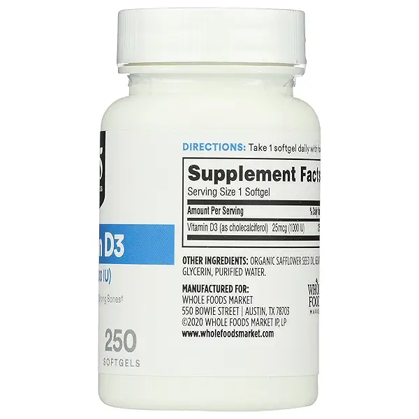 Vitamin D3 1000 IU, 250 Count 8
