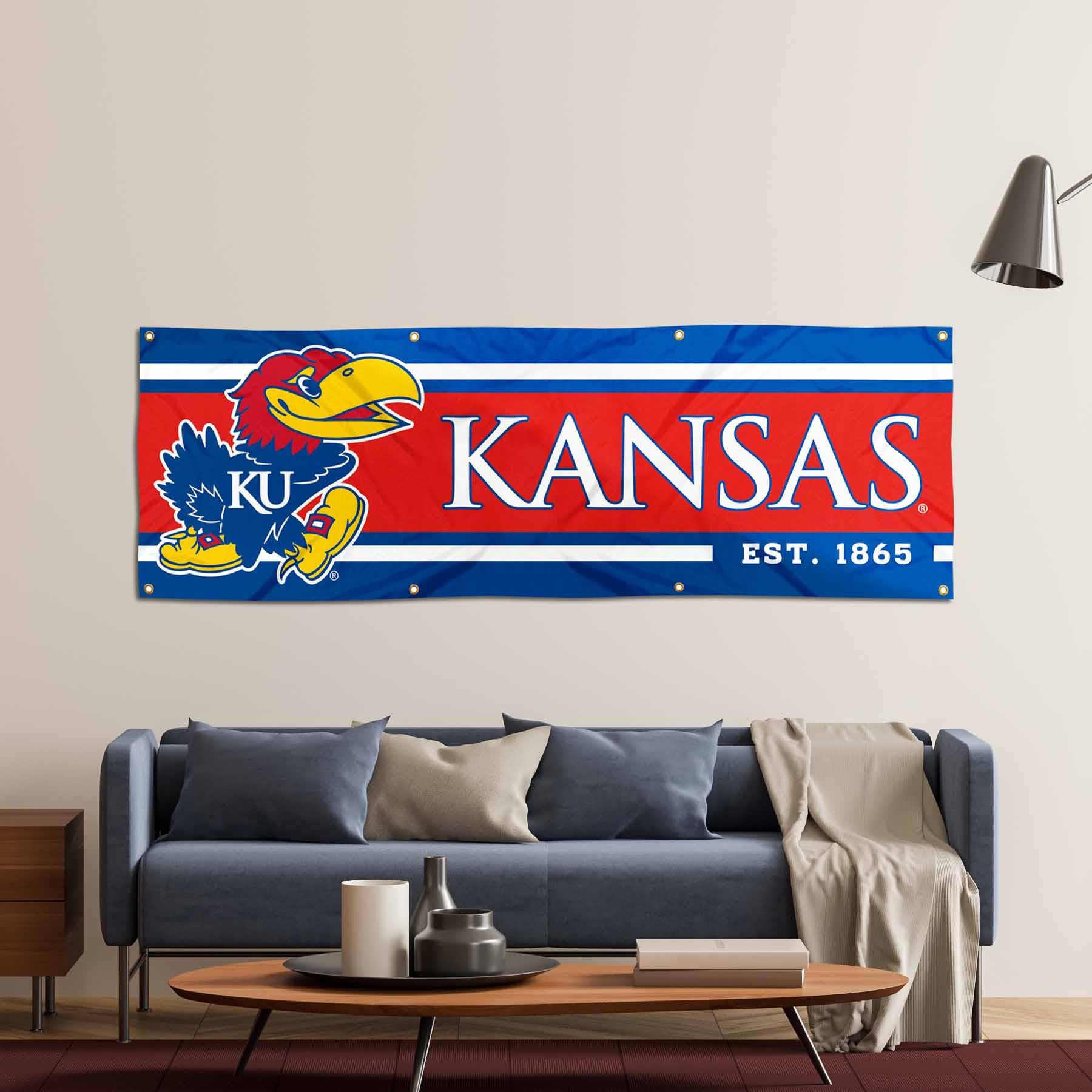 WinCraft NCAA University Of Kansas Gartenflagge – 30,5x45,7 Cm, Zweiseitig Bedruckt, Wetterfest Für Outdoor & Deko