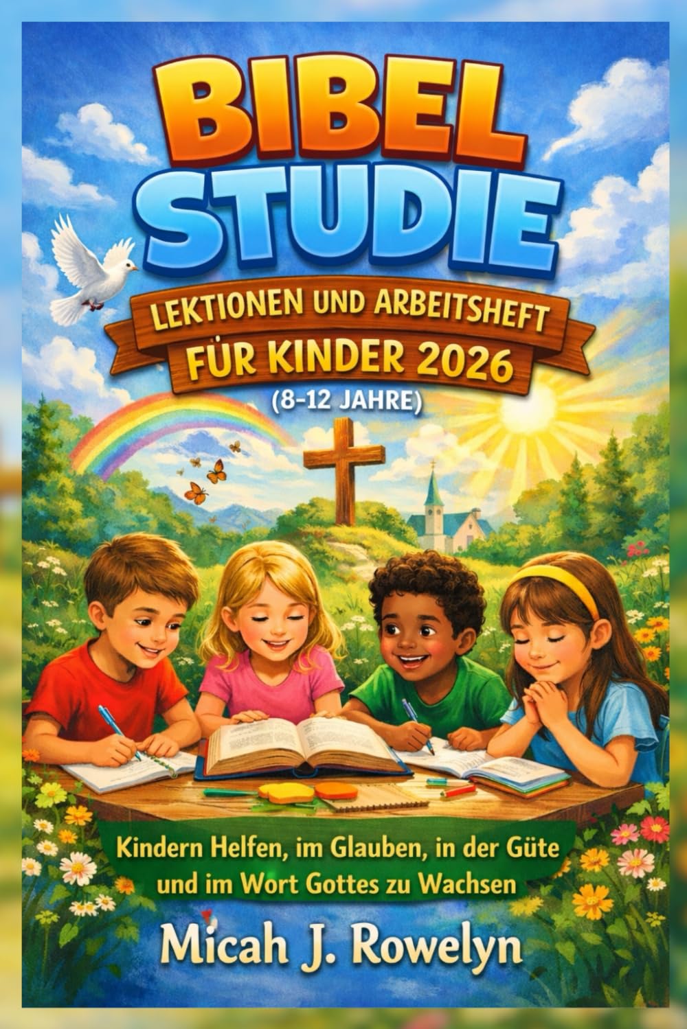 BIBEL STUDIE LEKTIONEN UND ARBEITSHEFT FÜR KINDER 2026 (8-12 JAHRE): Kindern Helfen, im Glauben, in der Güte und im Wort Gottes zu Wachsen
