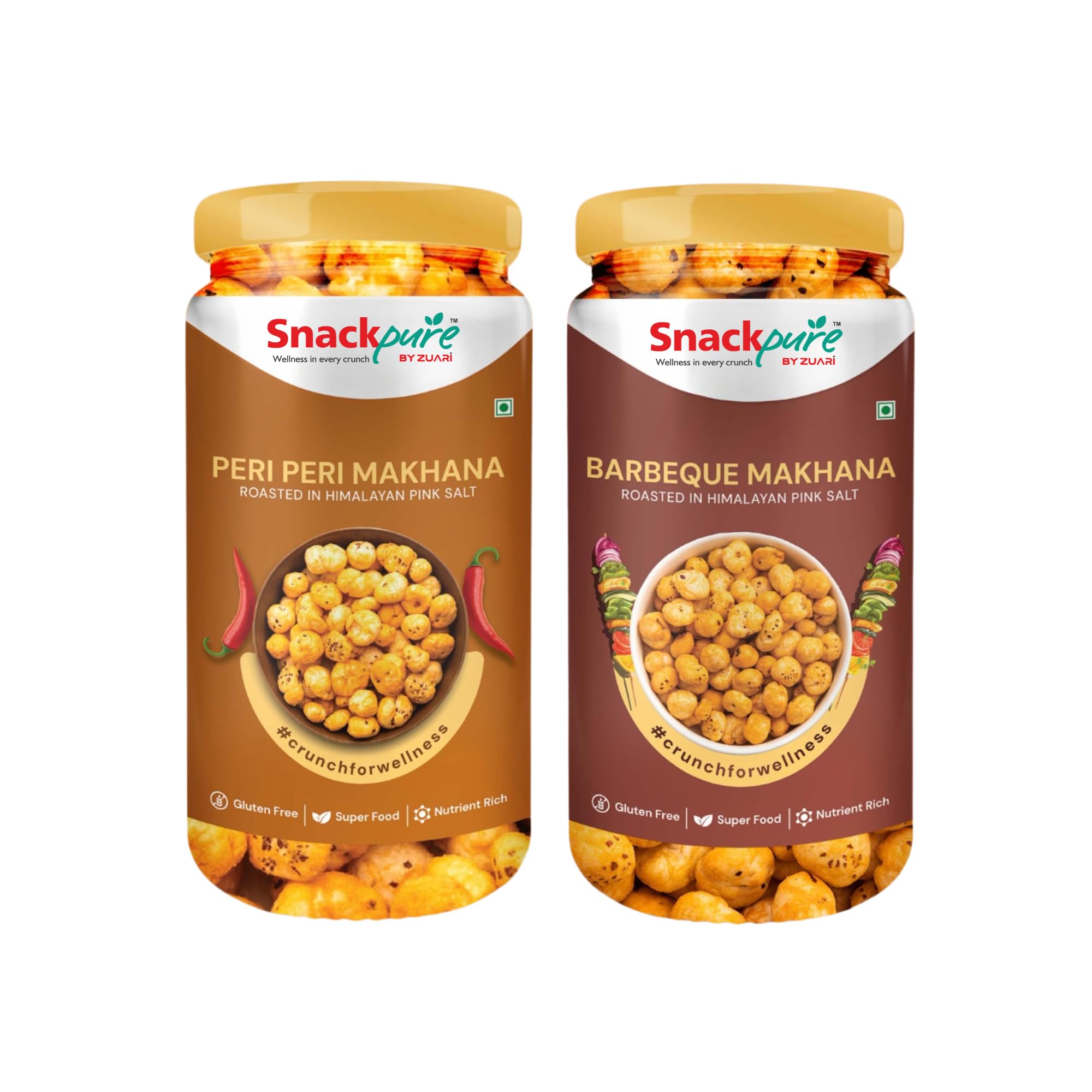 See full amazon price history chart for SNACKPURE BY ZUARI Peri Peri & Barbeque Makhana Combo Pack | Palm Oil Free | Healthy Puffed Snack | Gluten-Free, Trans-Fat-Free Superfood | Pack Of 2, 75g Each SNACKPURE BY ZUARI Peri Peri & Barbeque Makhana Combo Pack | Palm Oil Free | Healthy Puffed Snack | Gluten-Free, Trans-Fat-Free Superfood | Pack Of 2, 75g Each (B0D1VBN1RT) Amazon Price History, Amazon Price Tracker
