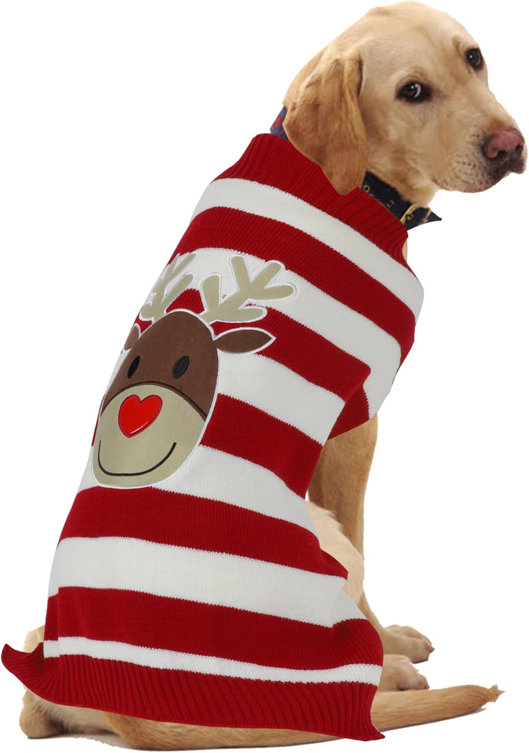 HAPEE OverLarge Christmas Dog Sweaters for Large Dogs