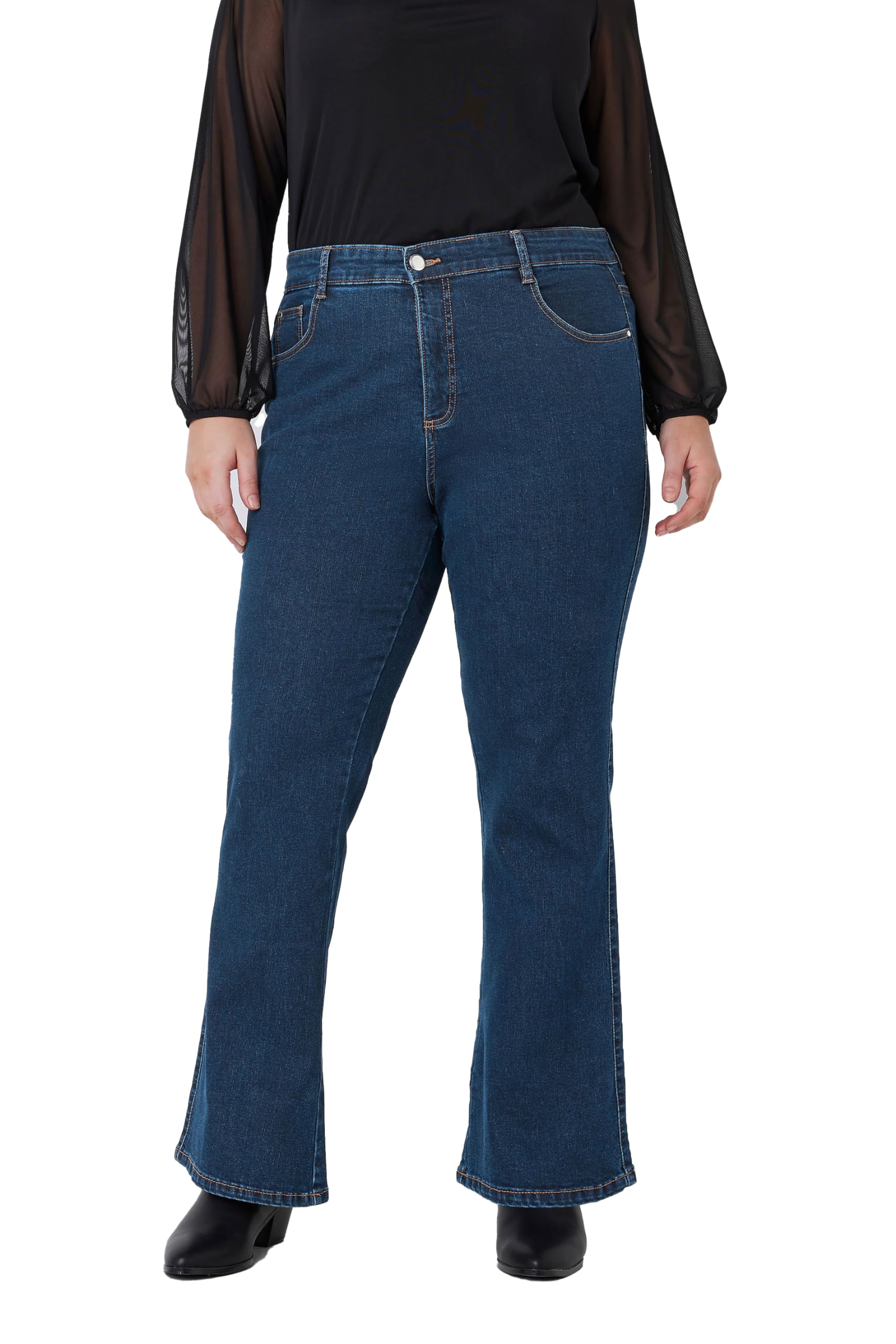 Evans Women's Blue Plus Indigo Bootcut Jeans Size 22