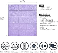 Vista 10 de 20 paneles de pared 3D plateados, cobertura de 29 pies cuadrados, adhesivo imprimible con paneles de pared de espuma de polietileno autoadhesivos