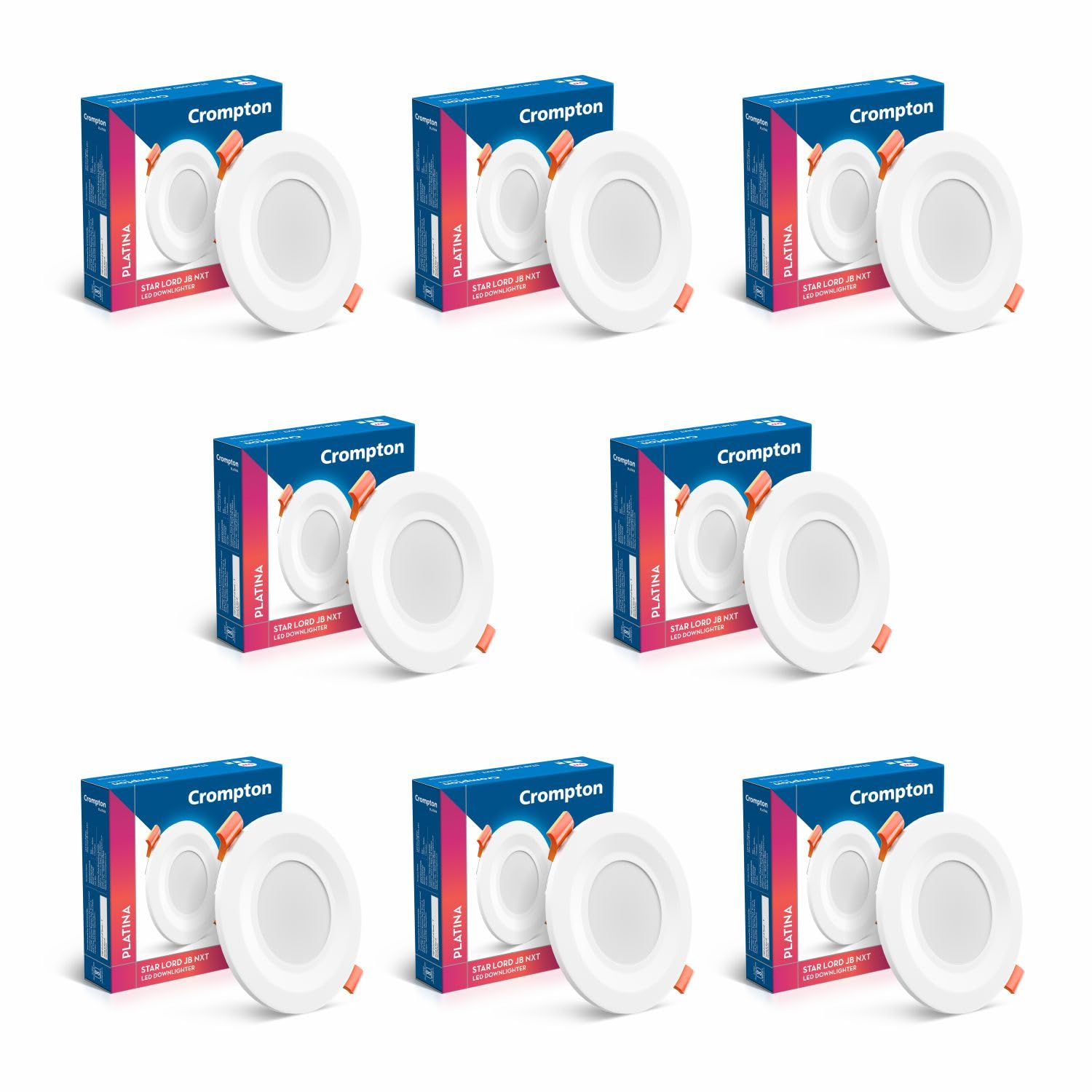 Crompton Star Downlights - 10 Pack Warm White -10