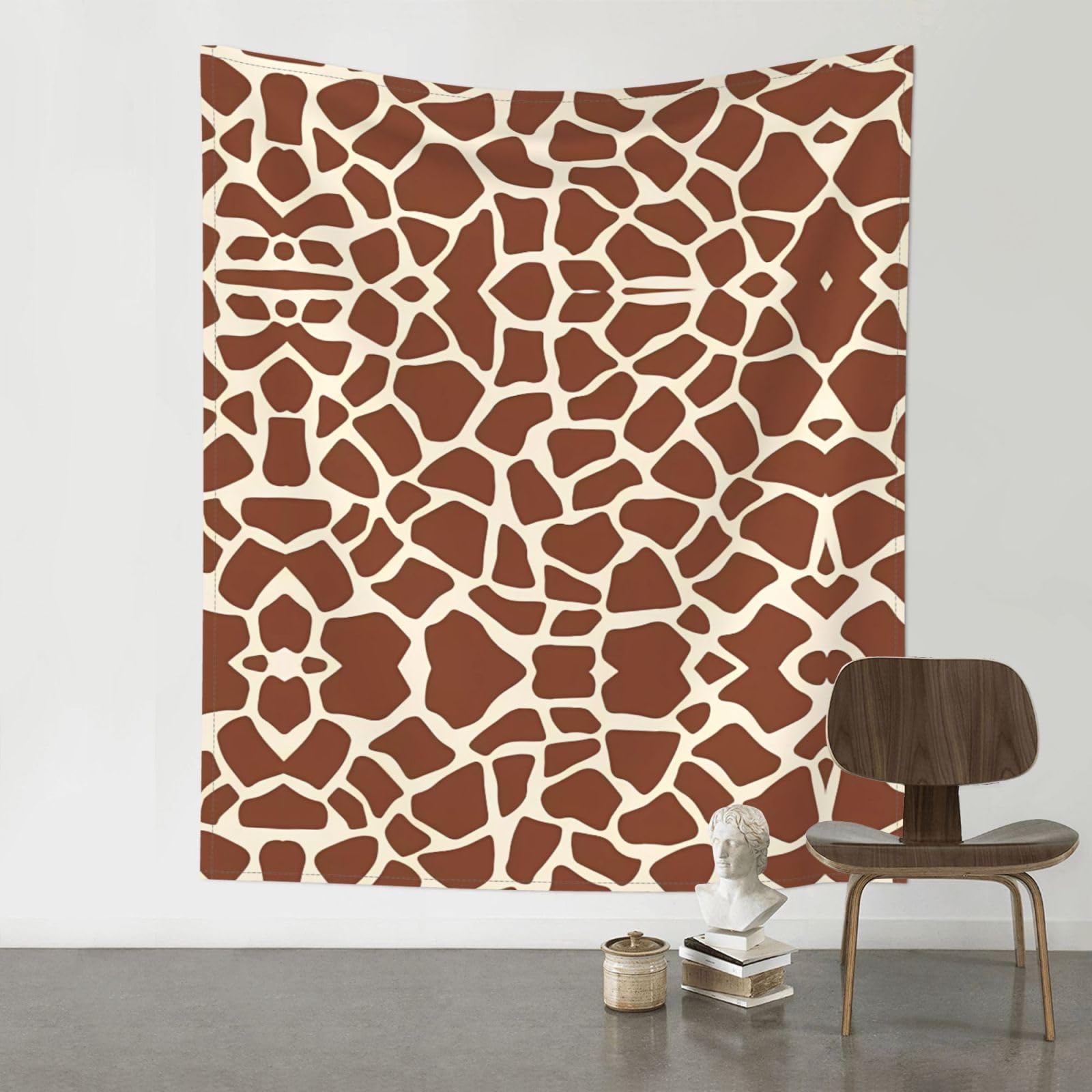 YYHWHJDE Giraffe print Prints Wall Tapestry 60x51in - High-Grade Polyester Throw for Dorm Room Decor, Beach Blankets & Home Accent